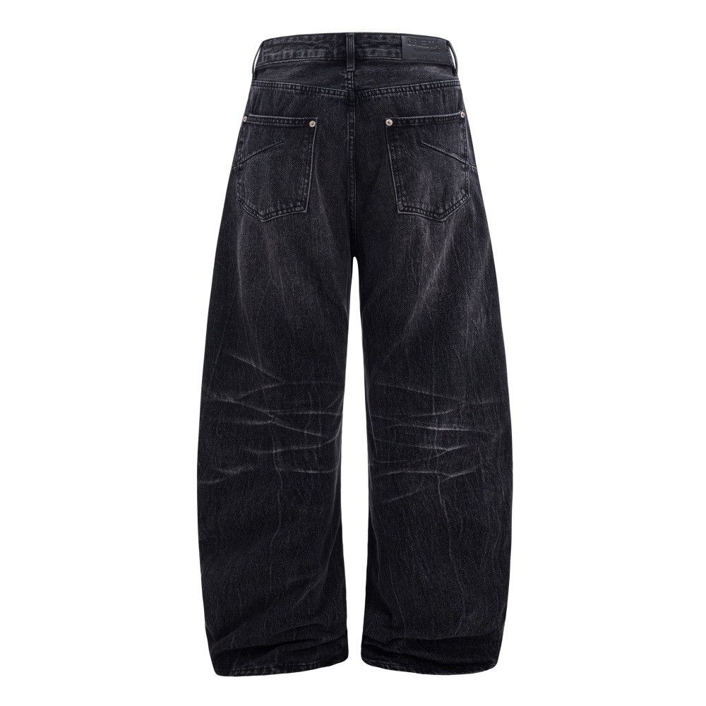 Vintage Men's vintage loose washed distressed punk scimitar jeans Size US 32 / EU 48 - 2 Thumbnail