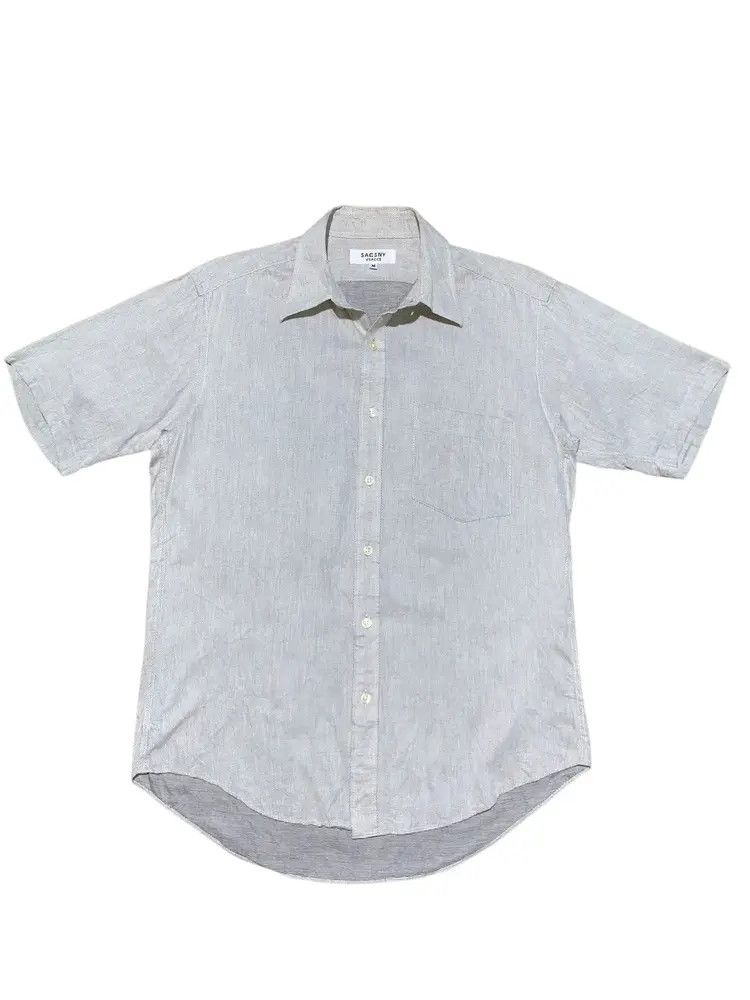 Yohji Yamamoto Y'saccs Sacsny polka dot textured shirt by yohji yamamoto Size US M / EU 48-50 / 2 - 1 Thumbnail