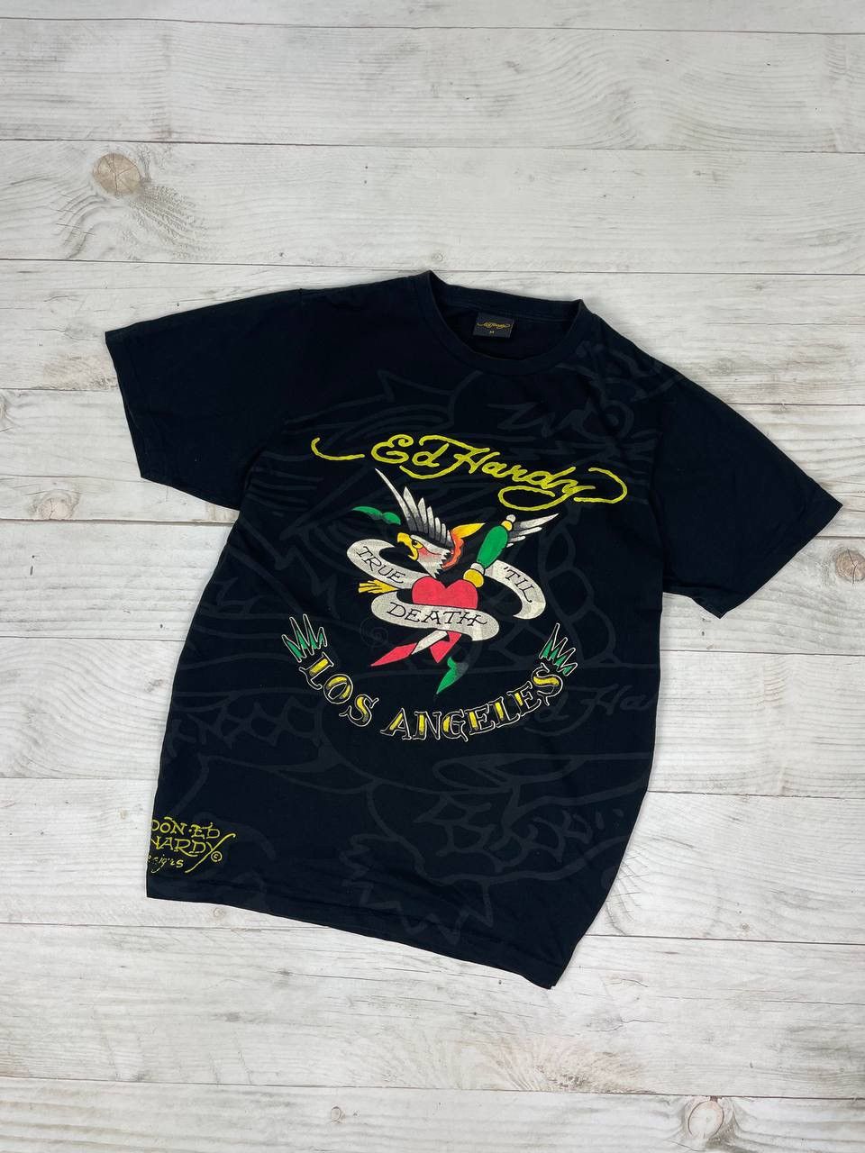 Ed Hardy Ed Hardy Los Angeles T-Shirt Eagle Heart Tatto Death Size US M / EU 48-50 / 2 - 1 Thumbnail