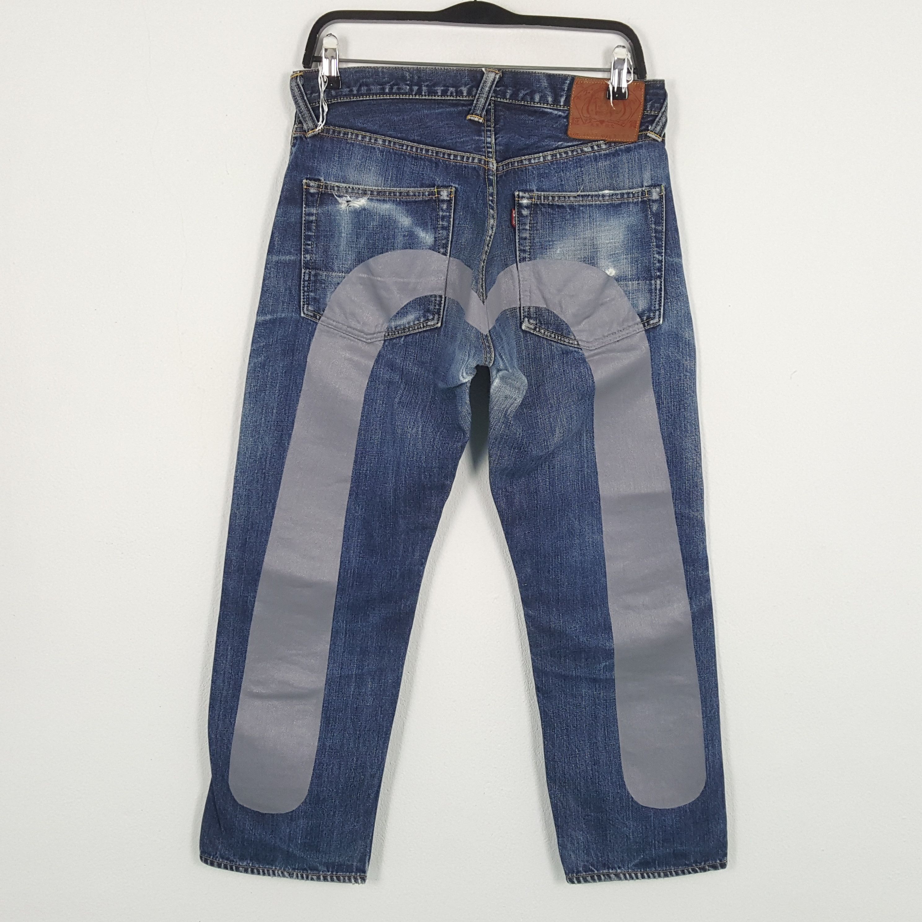 Japanese Brand × Vintage Yamane EVISU Japanese Brand Streetwear Custom Daicock Jeans Size US 29 - 1 Thumbnail