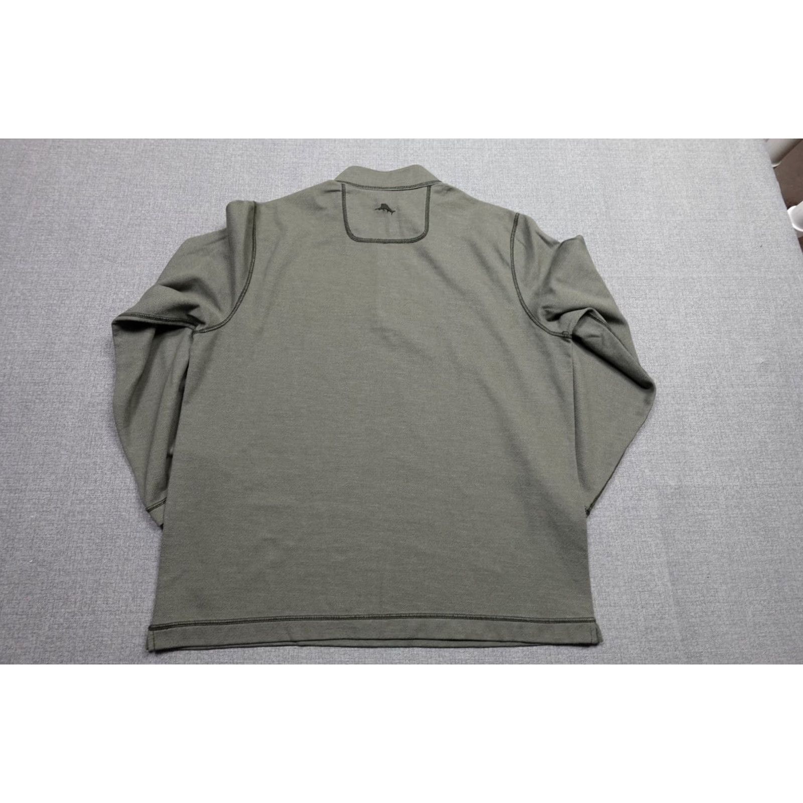 Tommy Bahama Tommy Bahama Quater Zip Sweater Mens L Green Pullover Stretch Comfort Beach Size US L / EU 52-54 / 3 - 5 Thumbnail