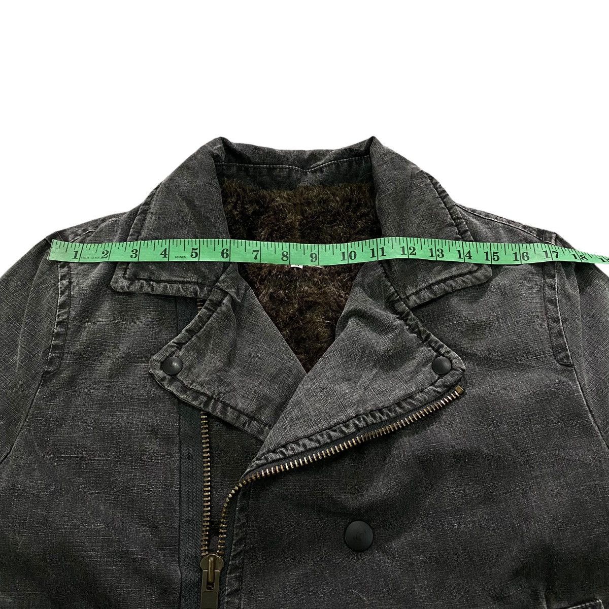 Johnbull Vinatge John Bull Sherpa Double Collar Bikers Winter Jacket Size US M / EU 48-50 / 2 - 14 Thumbnail