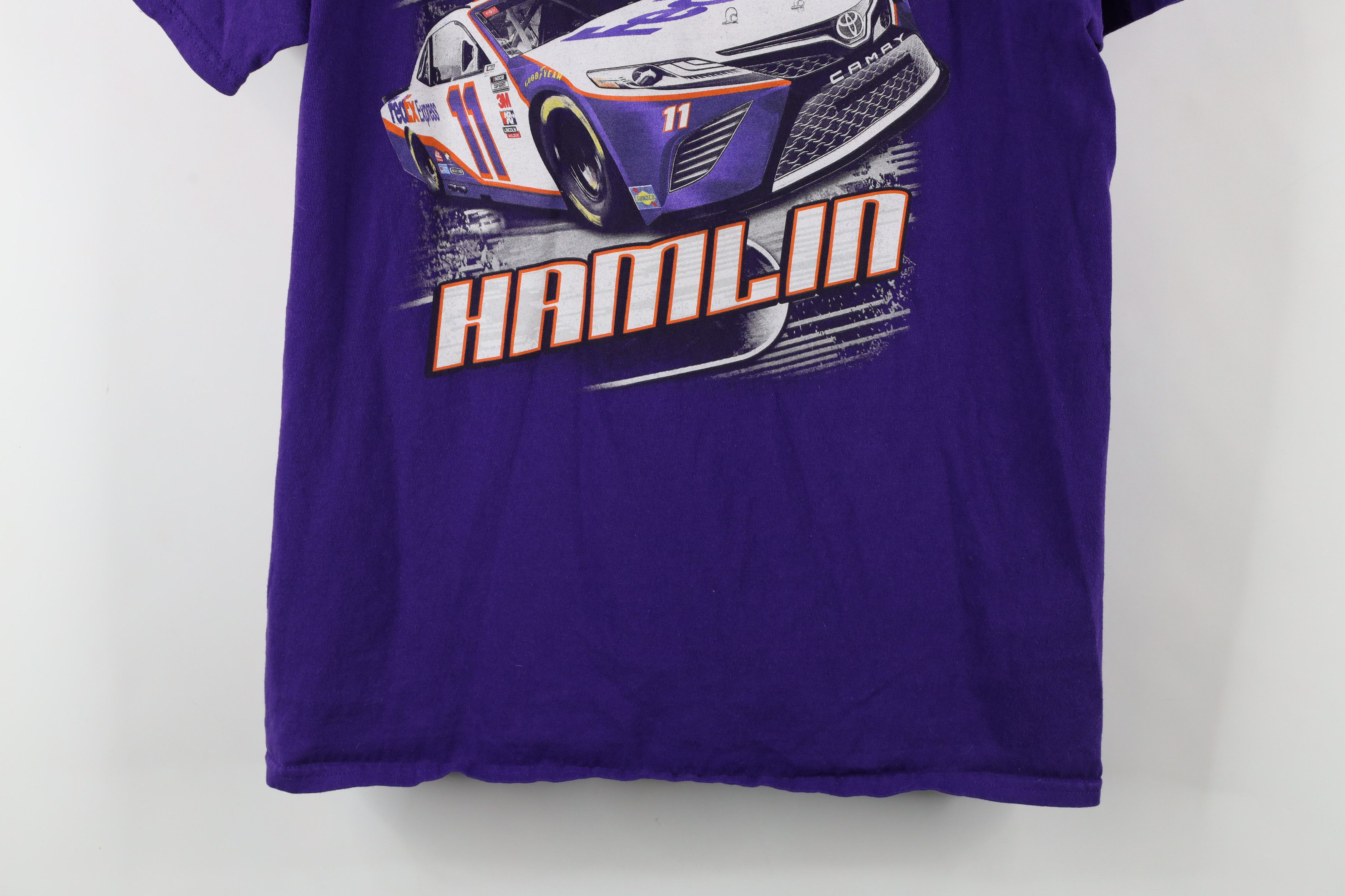 Vintage Y2K Nascar Spell Denny Hamlin Racing Short Sleeve T-Shirt Size US L / EU 52-54 / 3 - 3 Thumbnail