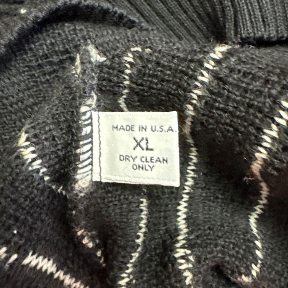 St. Croix St. Croix Knits XL 100% Zephyr Wool Black & White Sweater Size US XL / EU 56 / 4 - 7 Thumbnail
