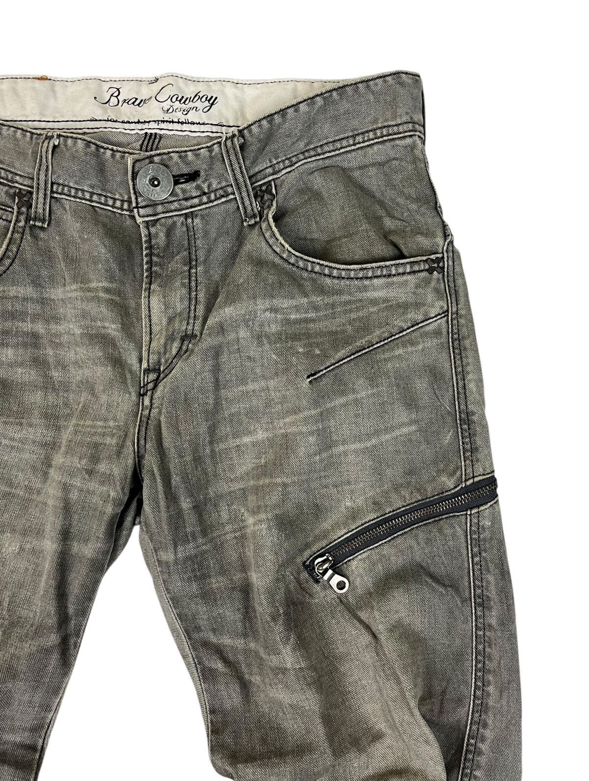 Japanese Brand × Lee Lee Distressed Denim Dirty Jeans Size US 31 - 9 Thumbnail