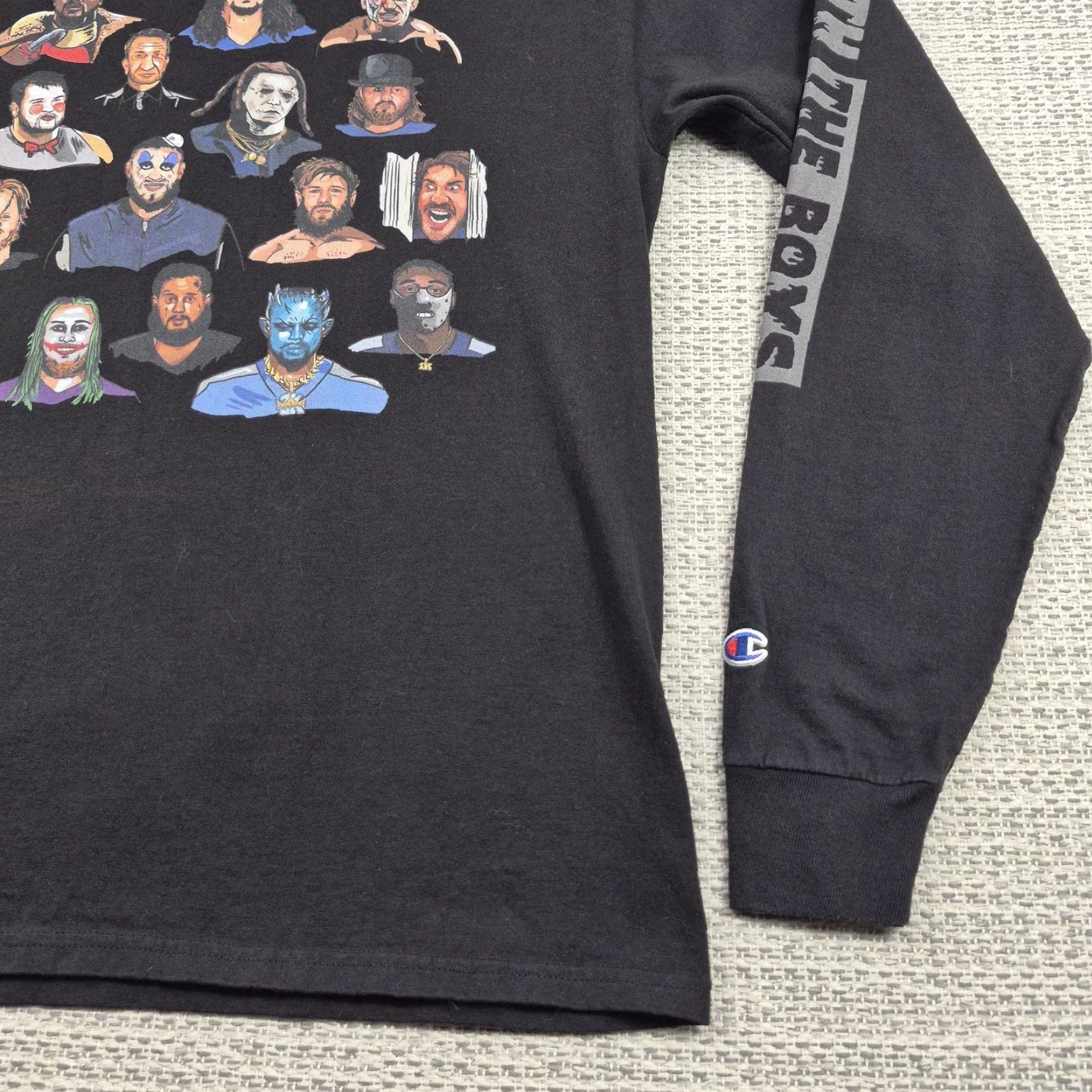 Champion Champion Shirt Mens Medium Black Spooktober Barstool With The Boys Long Sleeve Size US M / EU 48-50 / 2 - 2 Thumbnail
