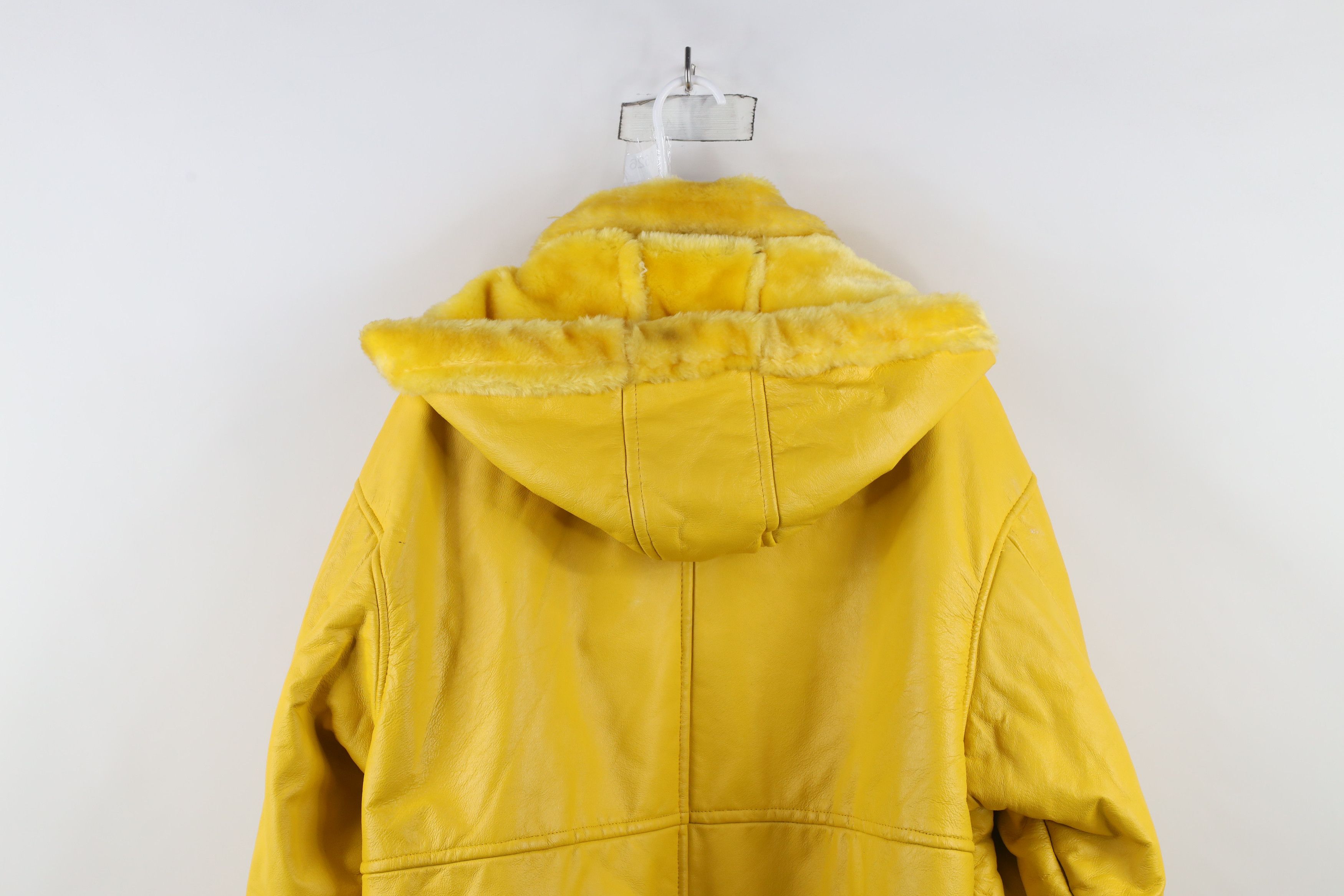 Vintage Vintage 90s Streetwear Lined Leather Penny Lane Jacket Size XL / US 12-14 / IT 48-50 - 13 Thumbnail