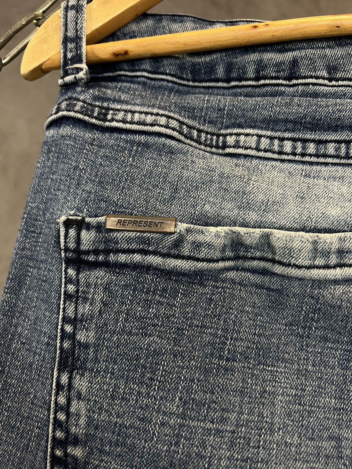 Represent Clo. Represent designer Distressed jeans Size US 32 / EU 48 - 7 Thumbnail