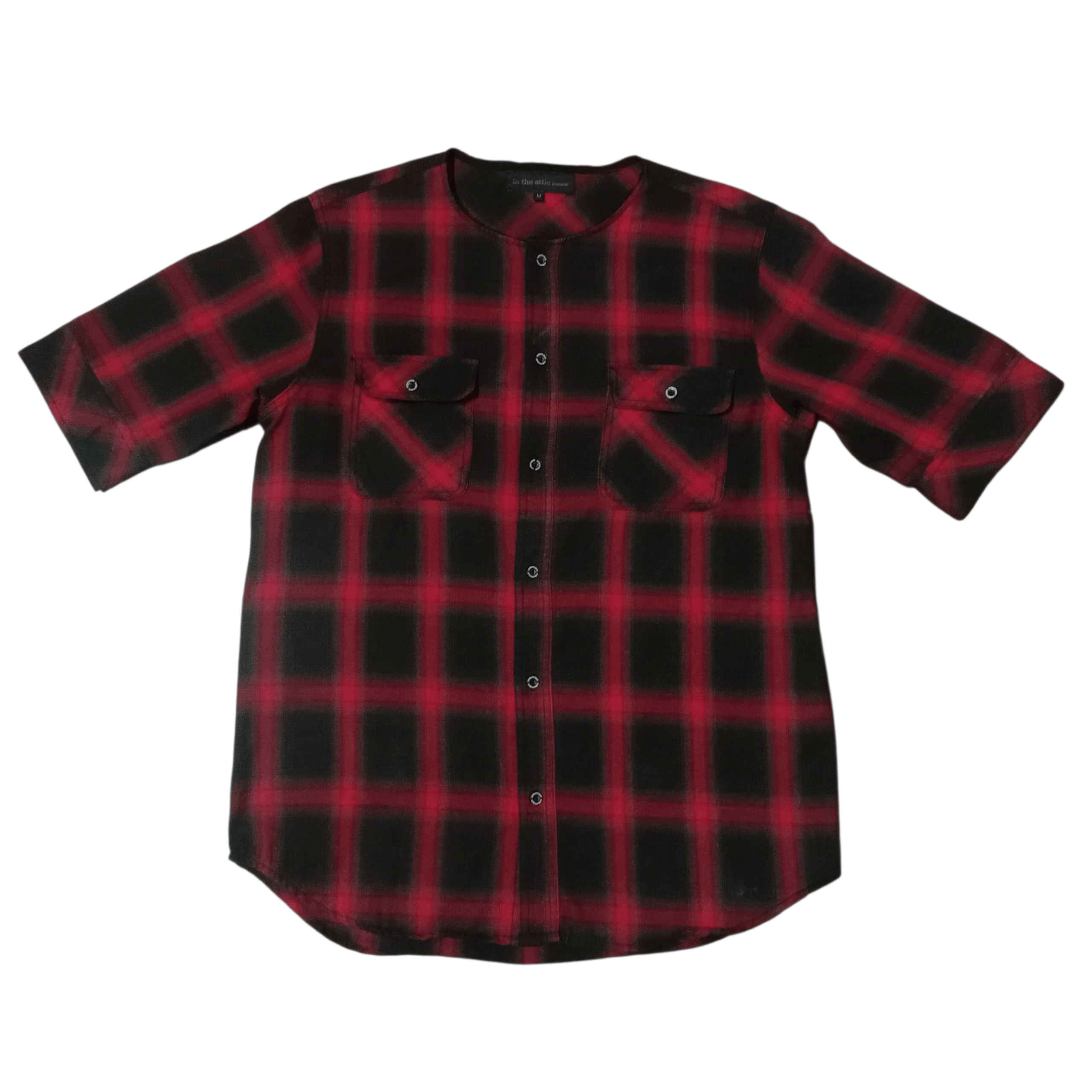 In The Attic Japanese Brand In The Attic Homme Red Plaid Shirt Size US M / EU 48-50 / 2 - 1 Thumbnail