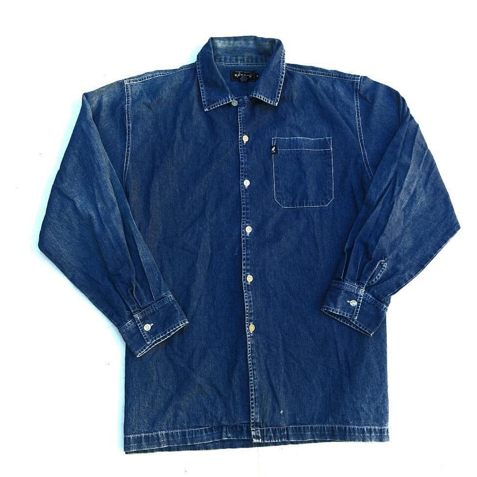 Essentials × Kangol × Vintage Kangol Jeans Chambray Long sleeve shirt Size L Size US L / EU 52-54 / 3 - 1 Thumbnail