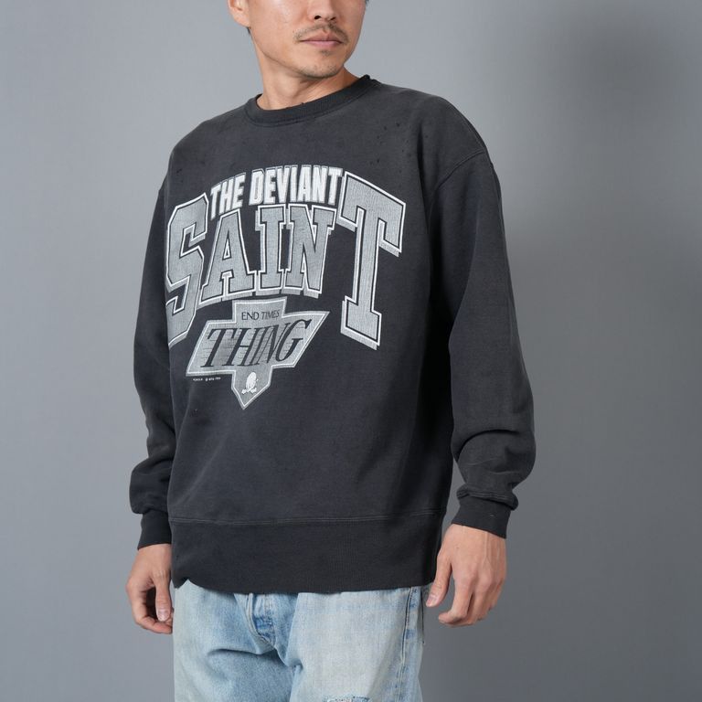 Saint Michael o1h1sh10525 The Deviant Sweatshirt in Black Size US L / EU 52-54 / 3 - 6 Thumbnail
