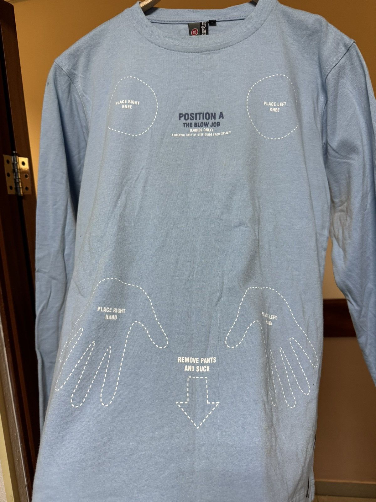 4GSELLER Vintage Y2K 00s Sexual Blow Job Position A 69 Longsleeve Size US S / EU 44-46 / 1 - 2 Thumbnail