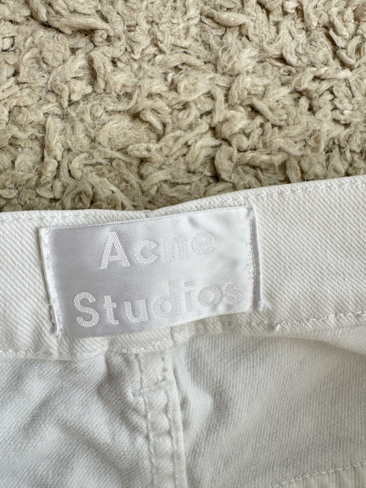Acne Studios Acne Studios Ace White Jeans Size 33 Size US 33 - 9 Thumbnail