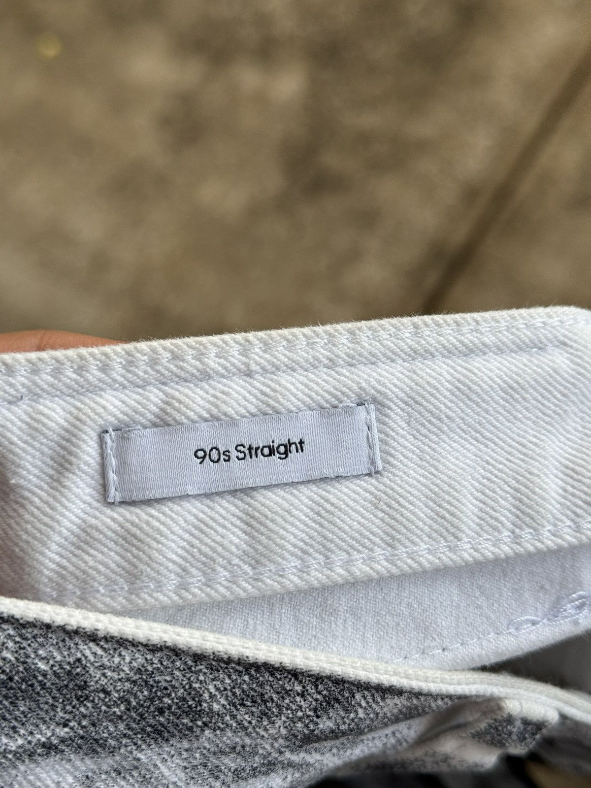 Calvin Klein Grey Faded 90s Straight Fit Vintage Acid Washed Denim Jeans Size US 30 / EU 46 - 7 Thumbnail