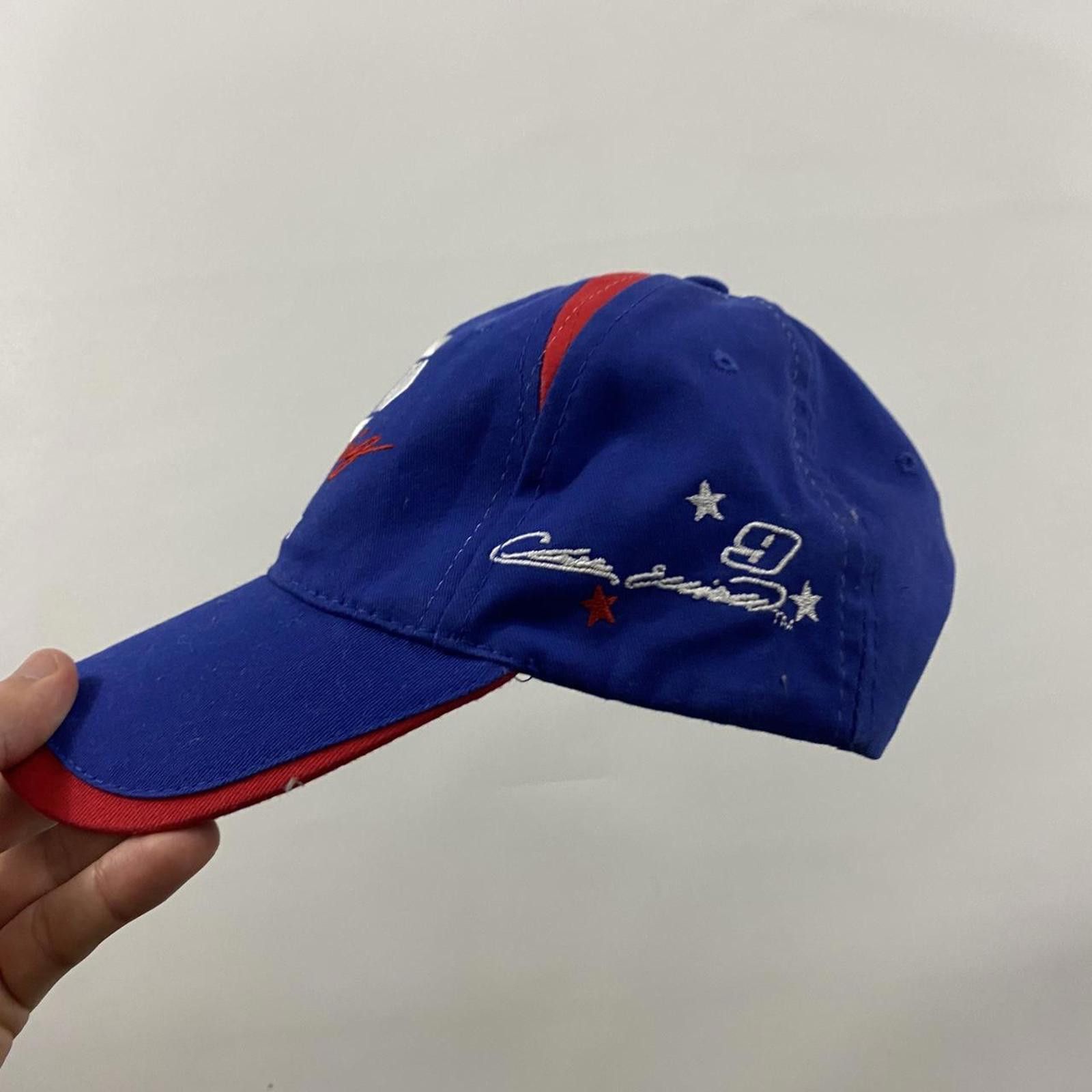 Vintage American Vintage Men's Blue and Multi Hat Size ONE SIZE - 2 Thumbnail