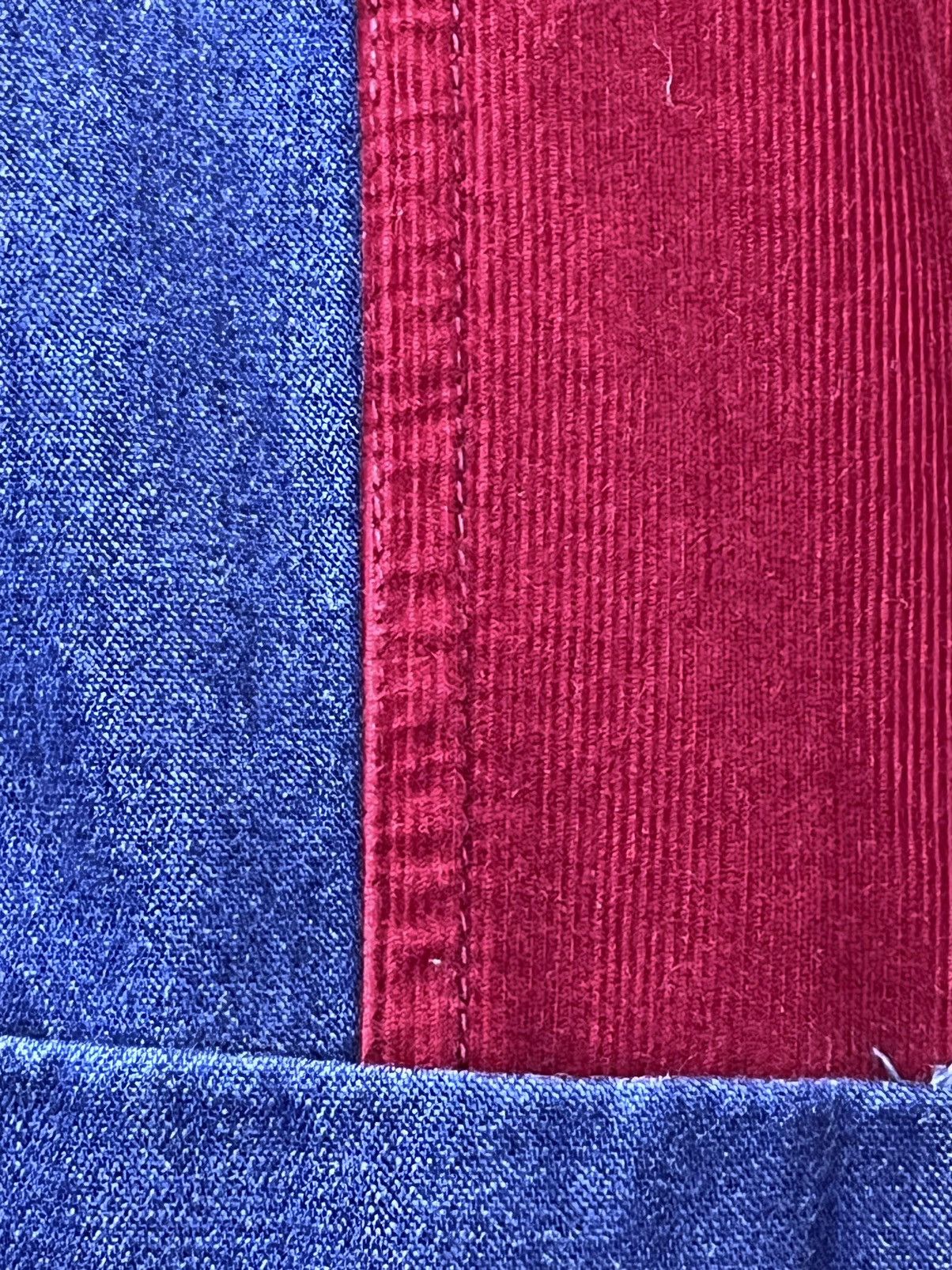 Kansai Yamamoto 🔥RARE 90’s KANSAI MAN FUN JEANS 7 Cuts Hybrid Cotton Shirts Size US M / EU 48-50 / 2 - 5 Thumbnail