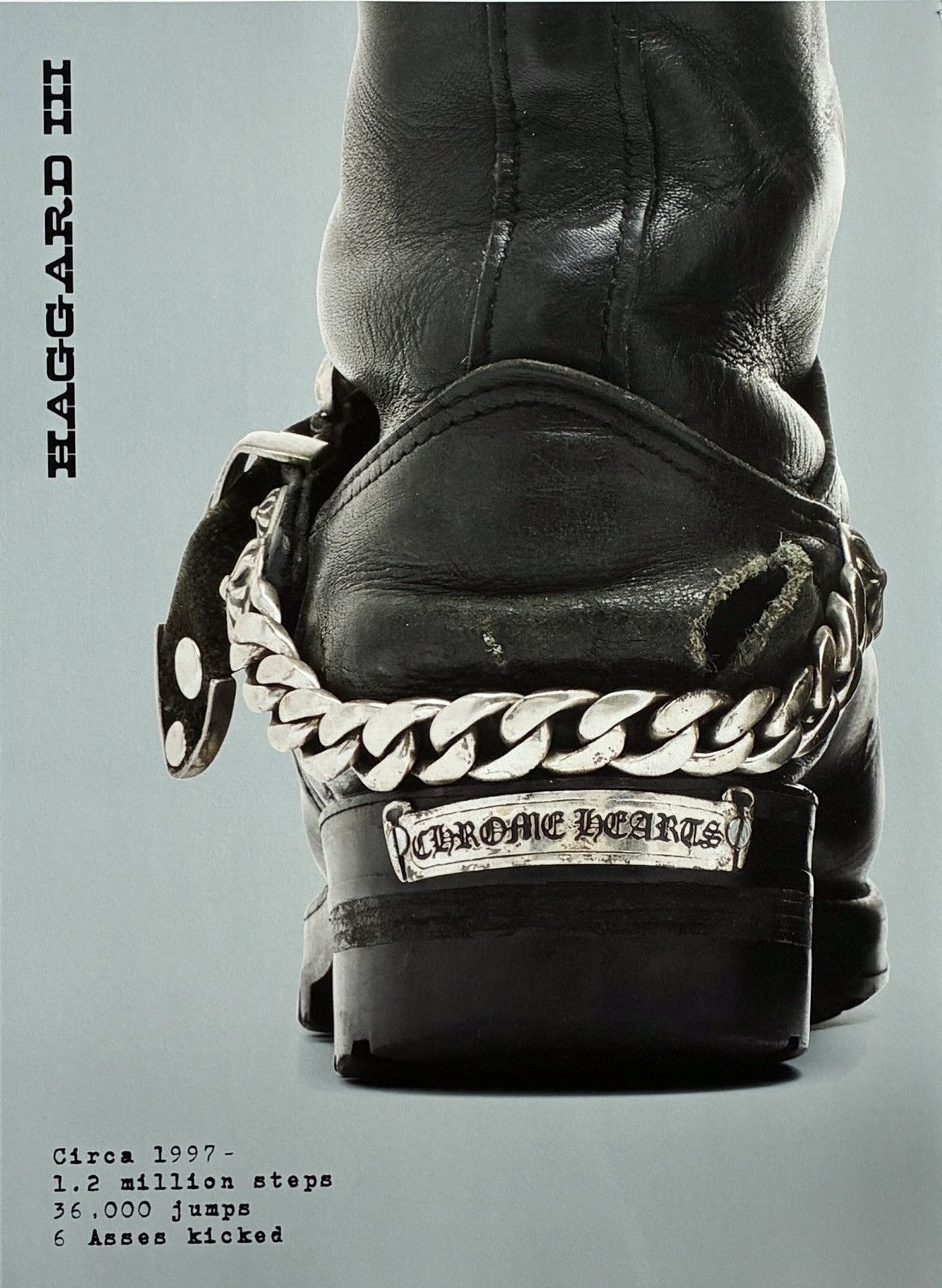 Chrome Hearts Chrome Hearts Black Boot photo 11x14 Framed poster Size ONE SIZE - 2 Thumbnail