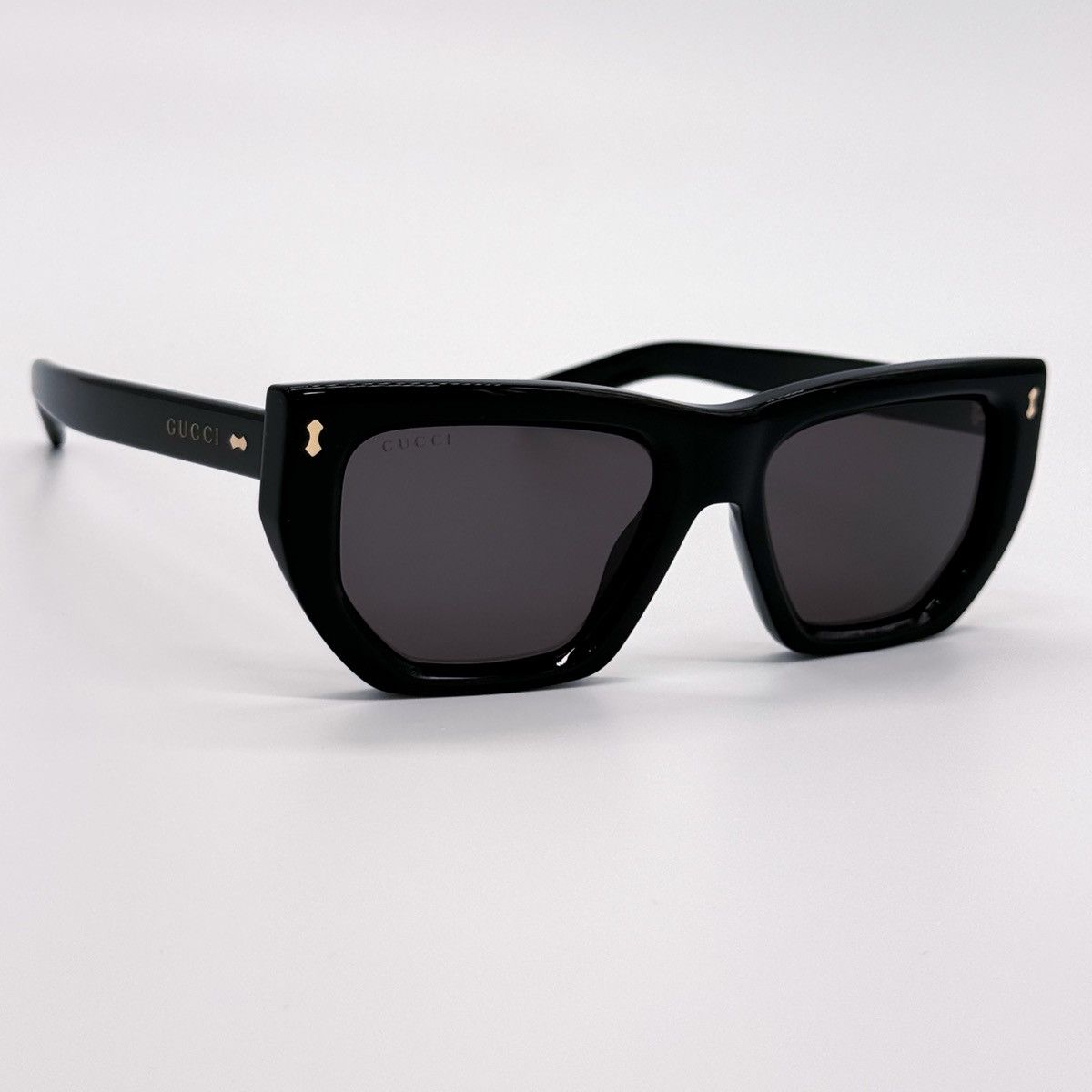 Gucci NEW GUCCI GG1520S 001 CAT EYE BLACK GREY WOMEN SUNGLASSES Size ONE SIZE - 6 Thumbnail