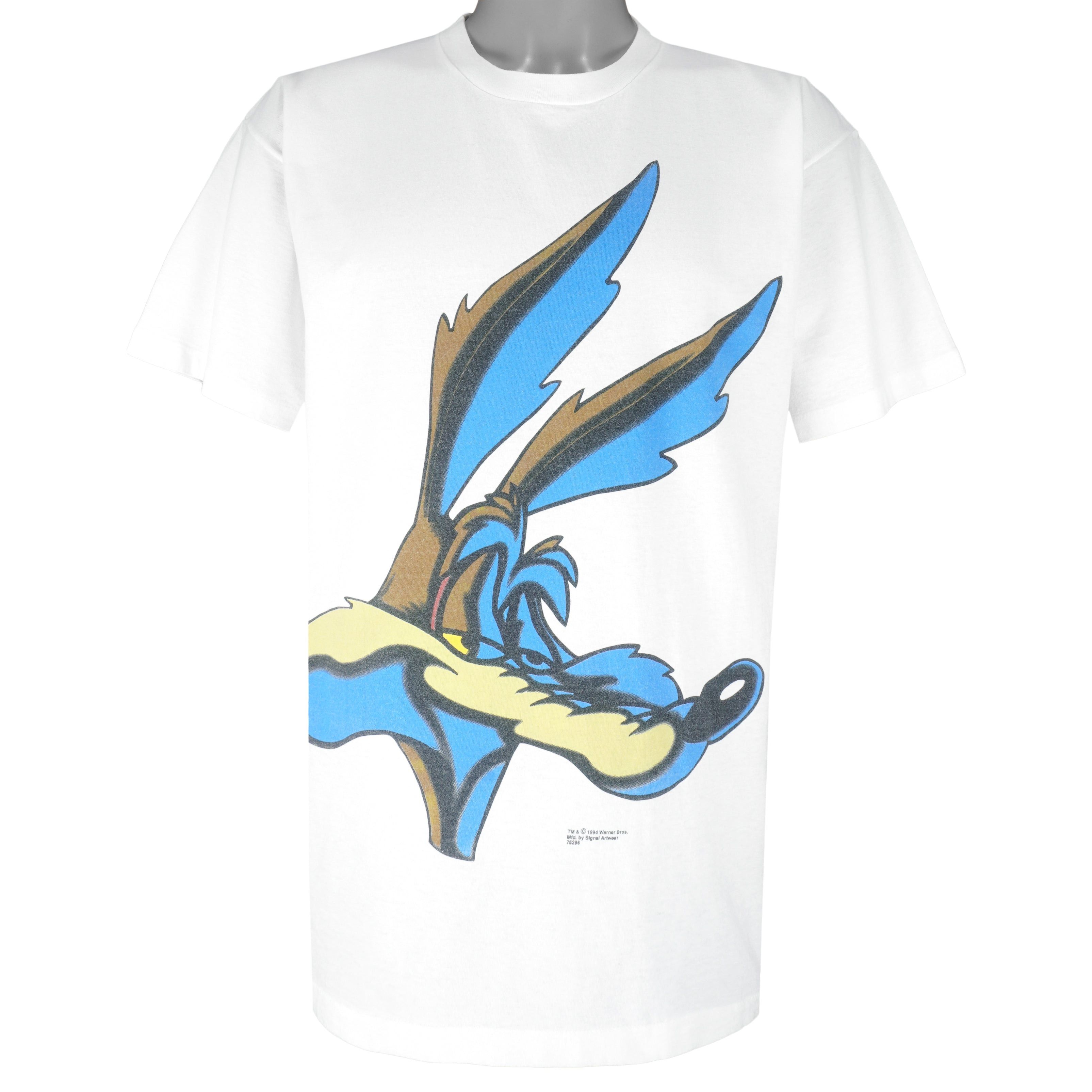 Vintage Looney Tunes (Signal) - Wile E Coyote T-Shirt 1994 Size US L / EU 52-54 / 3 - 1 Thumbnail