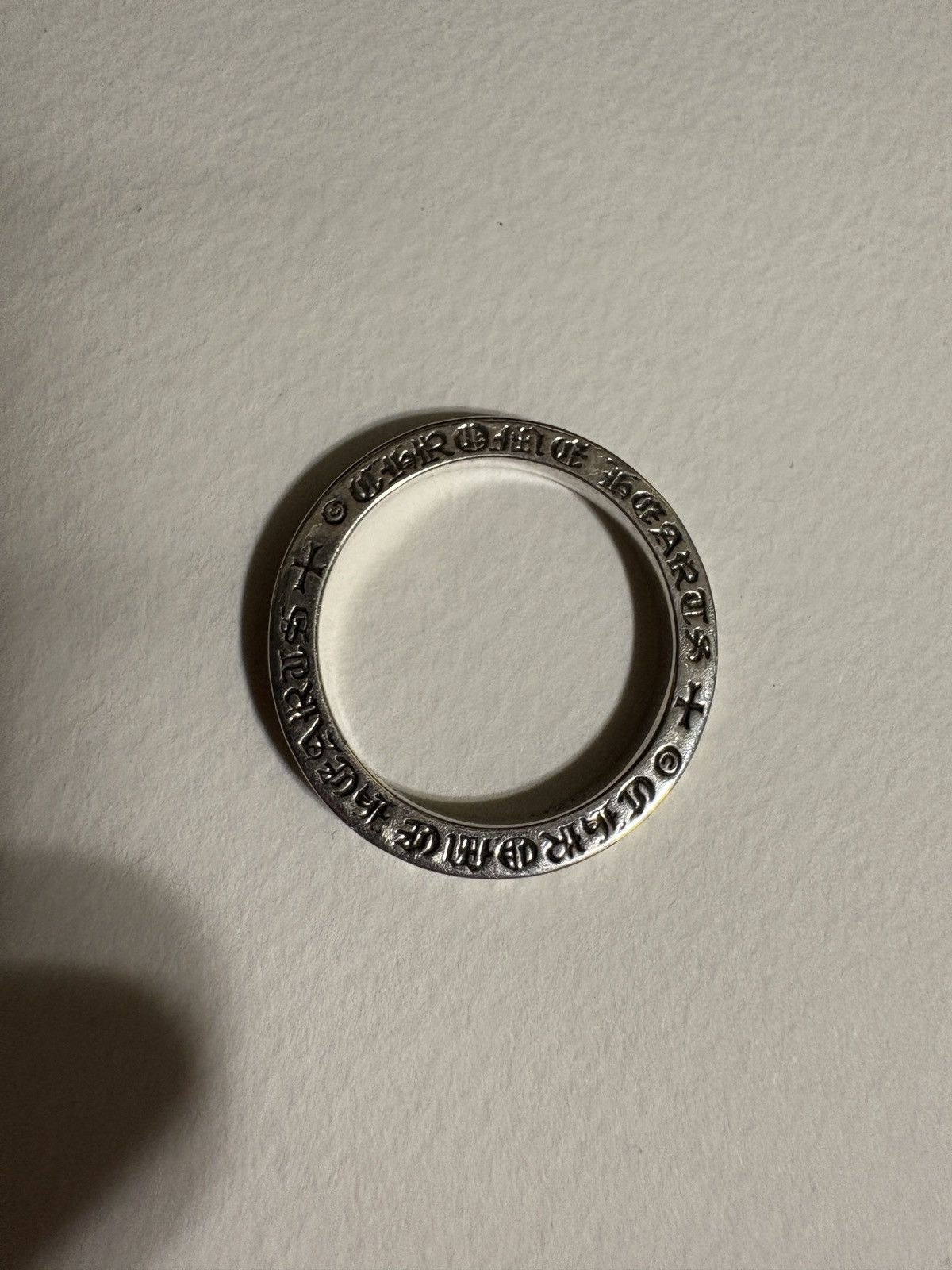 Chrome Hearts Chrome hearts fuck you ring 3mm Size ONE SIZE - 1 Thumbnail