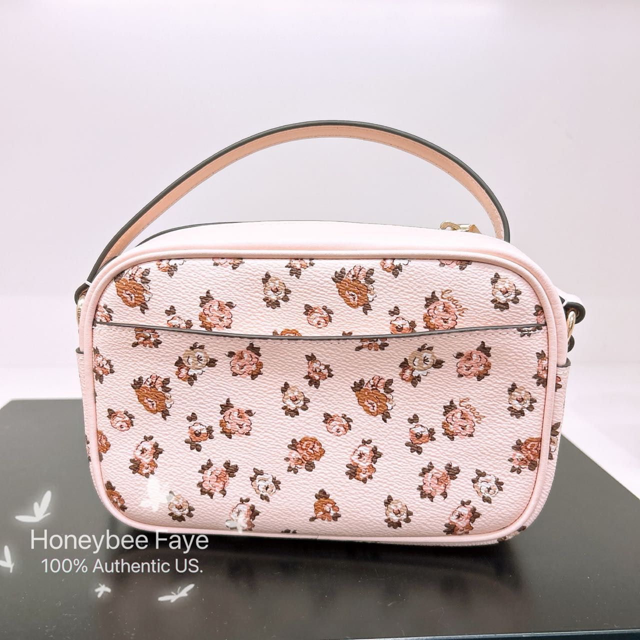 Coach Mini Jamie Camera Bag With Rose Print CY780 Size ONE SIZE - 2 Thumbnail