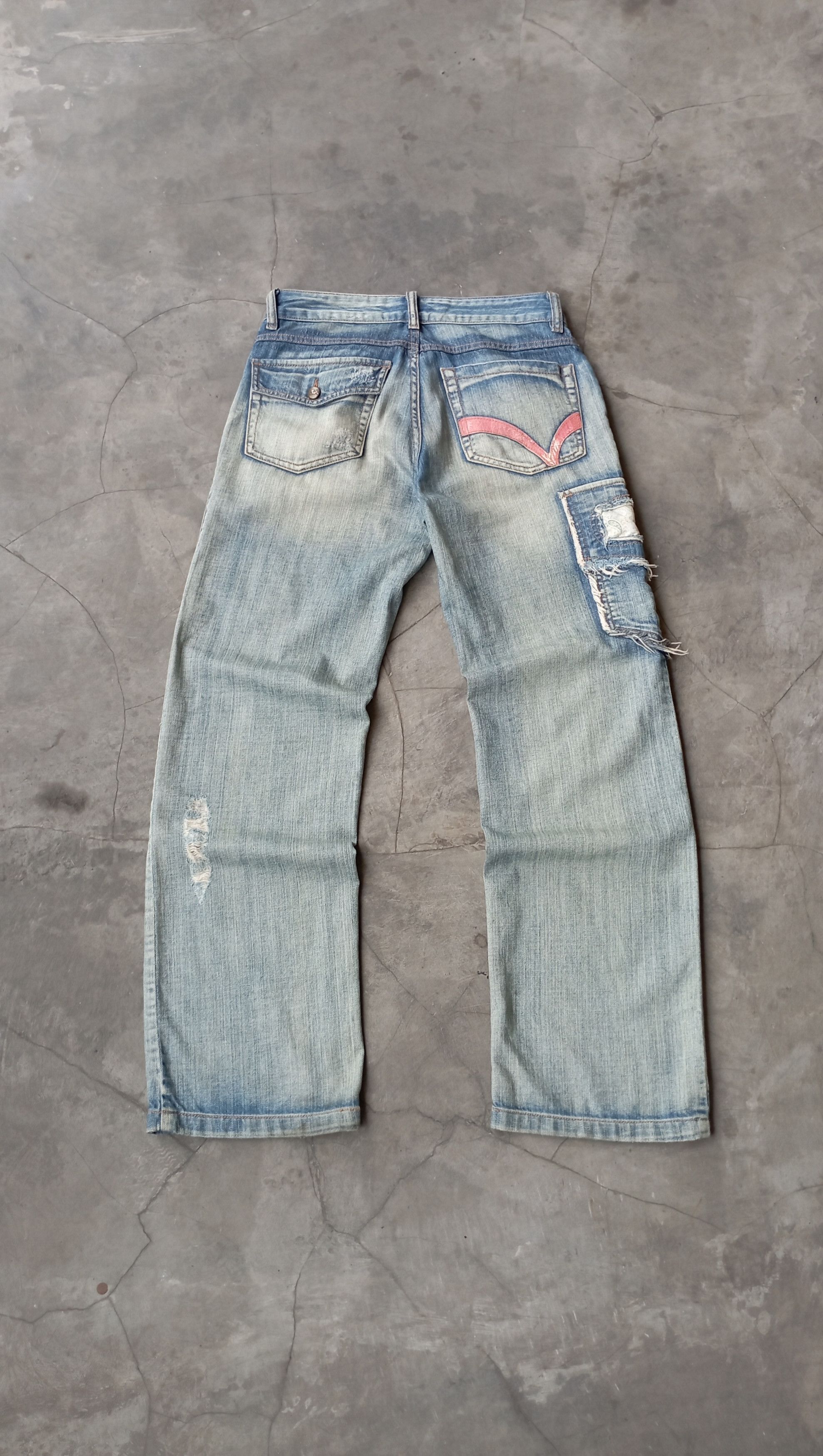 Japanese Brand × Vintage Vintage Jeans Denim Japanese Disstresed Size US 30 / EU 46 - 4 Thumbnail
