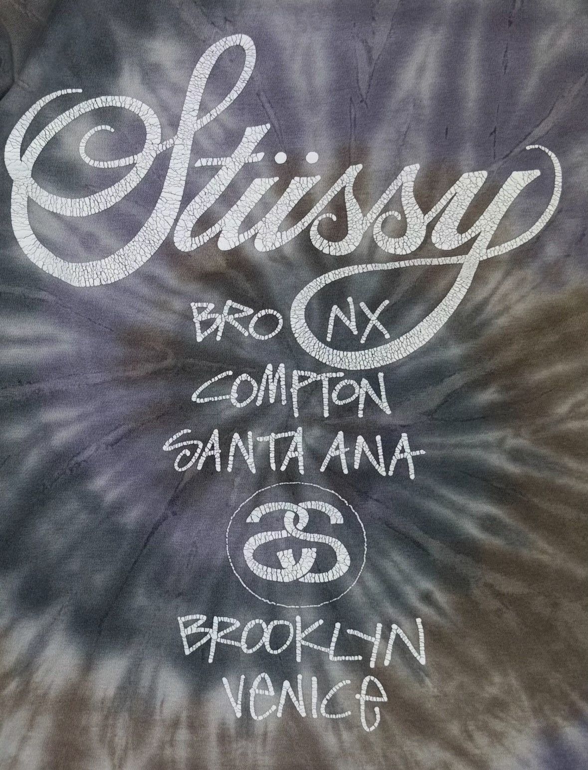 Stussy Streetwear Tie Die Stussy Vintage Big Logo size M Size US M / EU 48-50 / 2 - 11 Thumbnail
