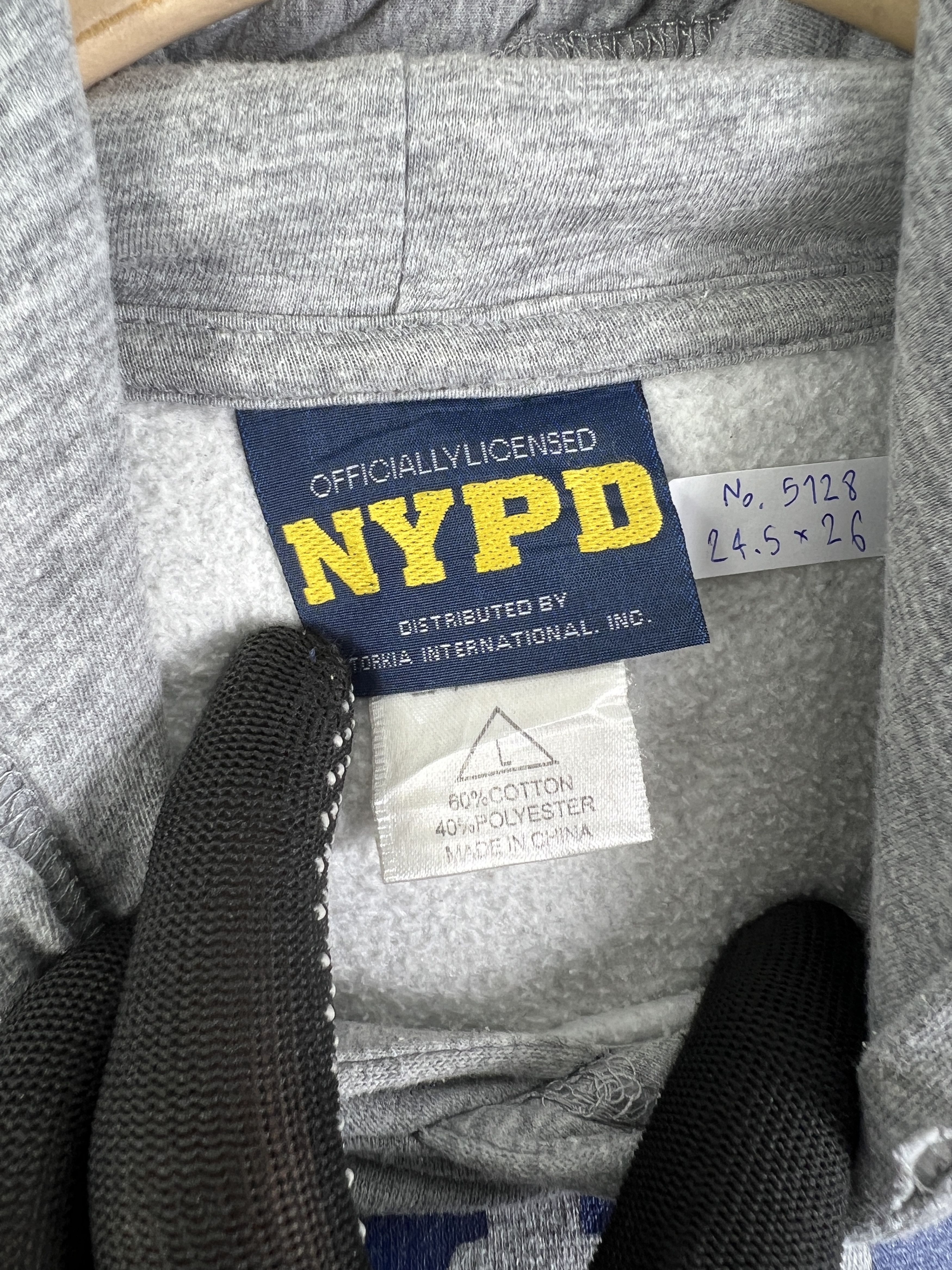 Product Of New York No.5128 NYPD Logo Graphic Hoodie (L) Size US L / EU 52-54 / 3 - 3 Thumbnail