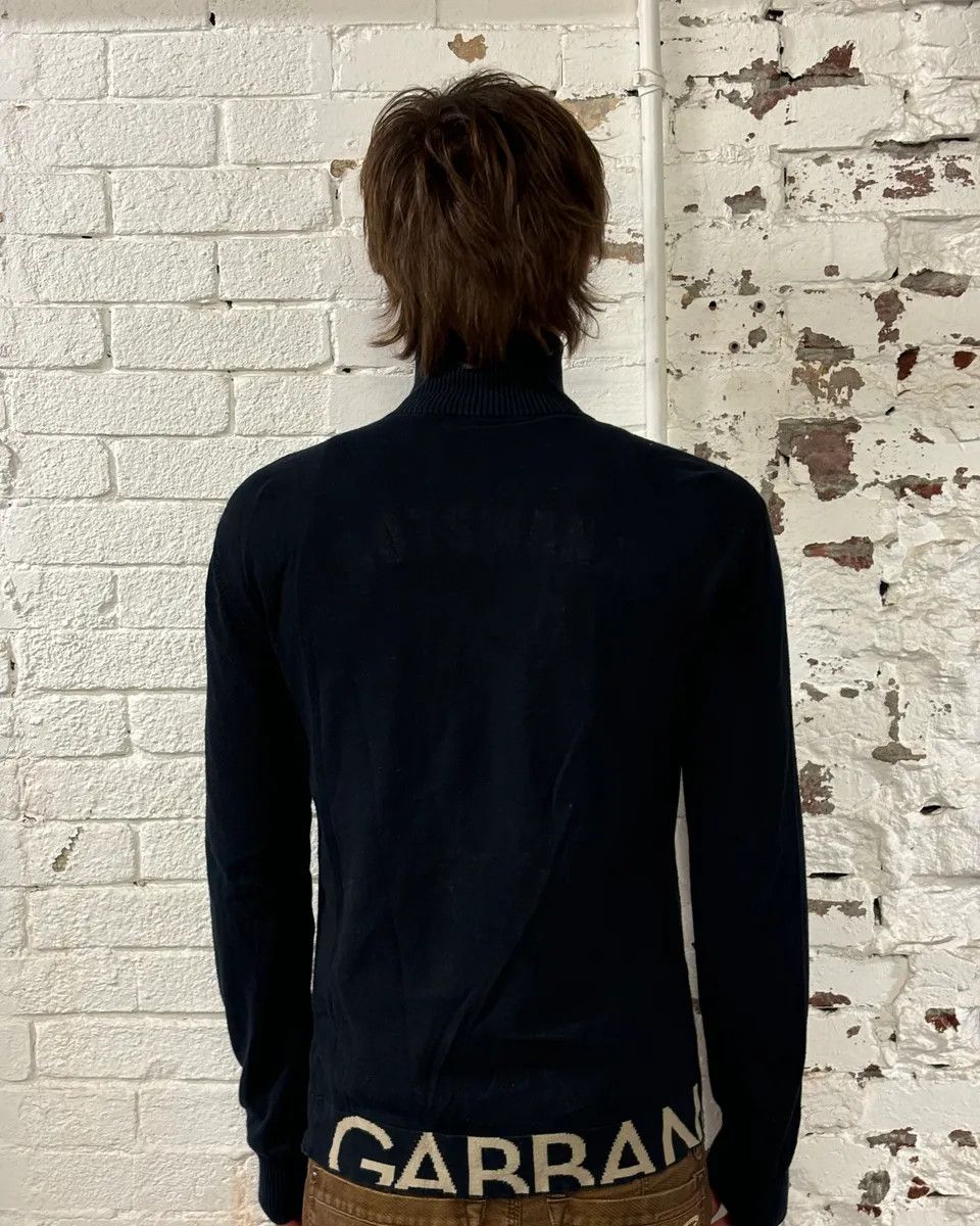 Dolce & Gabbana AW2005 Dolce & Gabbana Logo Black Zip Up Sweater Size US M / EU 48-50 / 2 - 3 Thumbnail