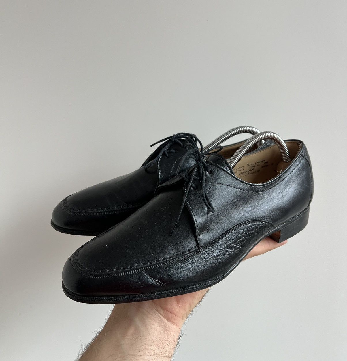 Loake × Vintage Vintage Loake Leather Black Shoes Size US 10 / EU 43 - 4 Thumbnail