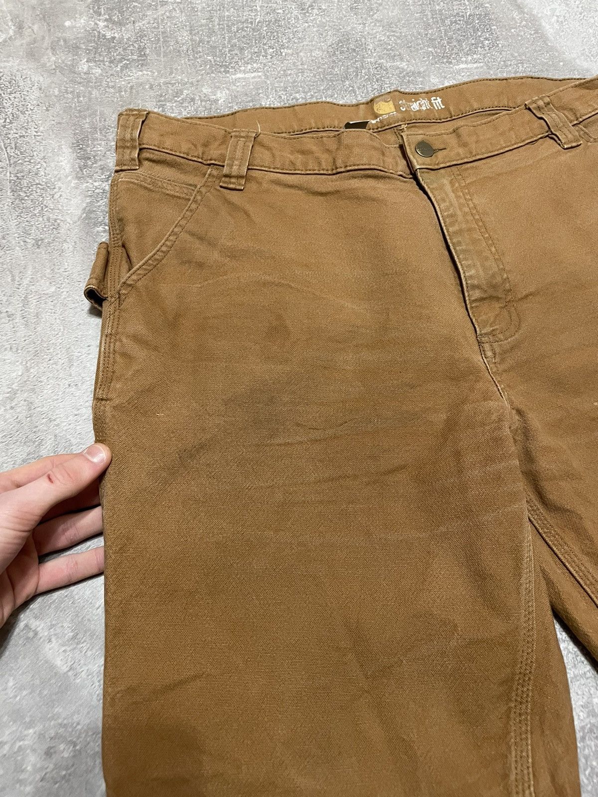 Carhartt Vintage Carhartt Carpenter Distressed Work Pants 38/34 Size US 38 / EU 54 - 21 Thumbnail