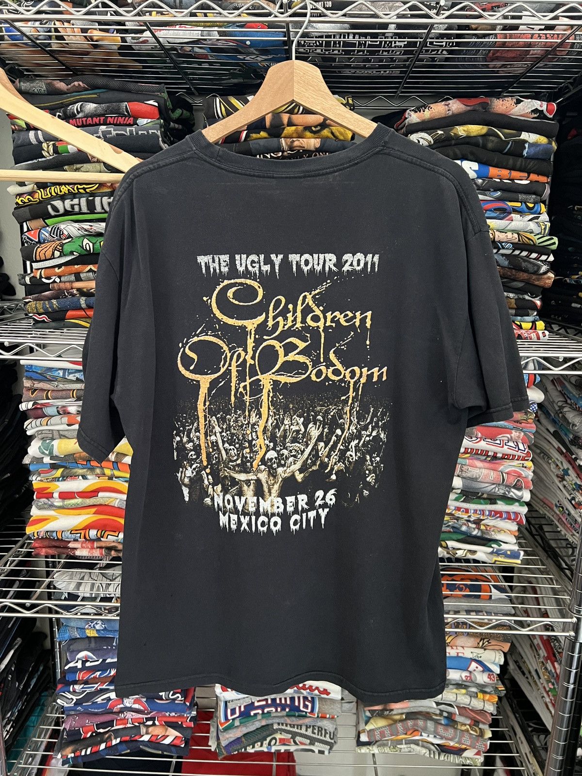 Band Tees 2011 Children of Bodom Relentless Reckless Forever Metal Tee Size US L / EU 52-54 / 3 - 2 Thumbnail