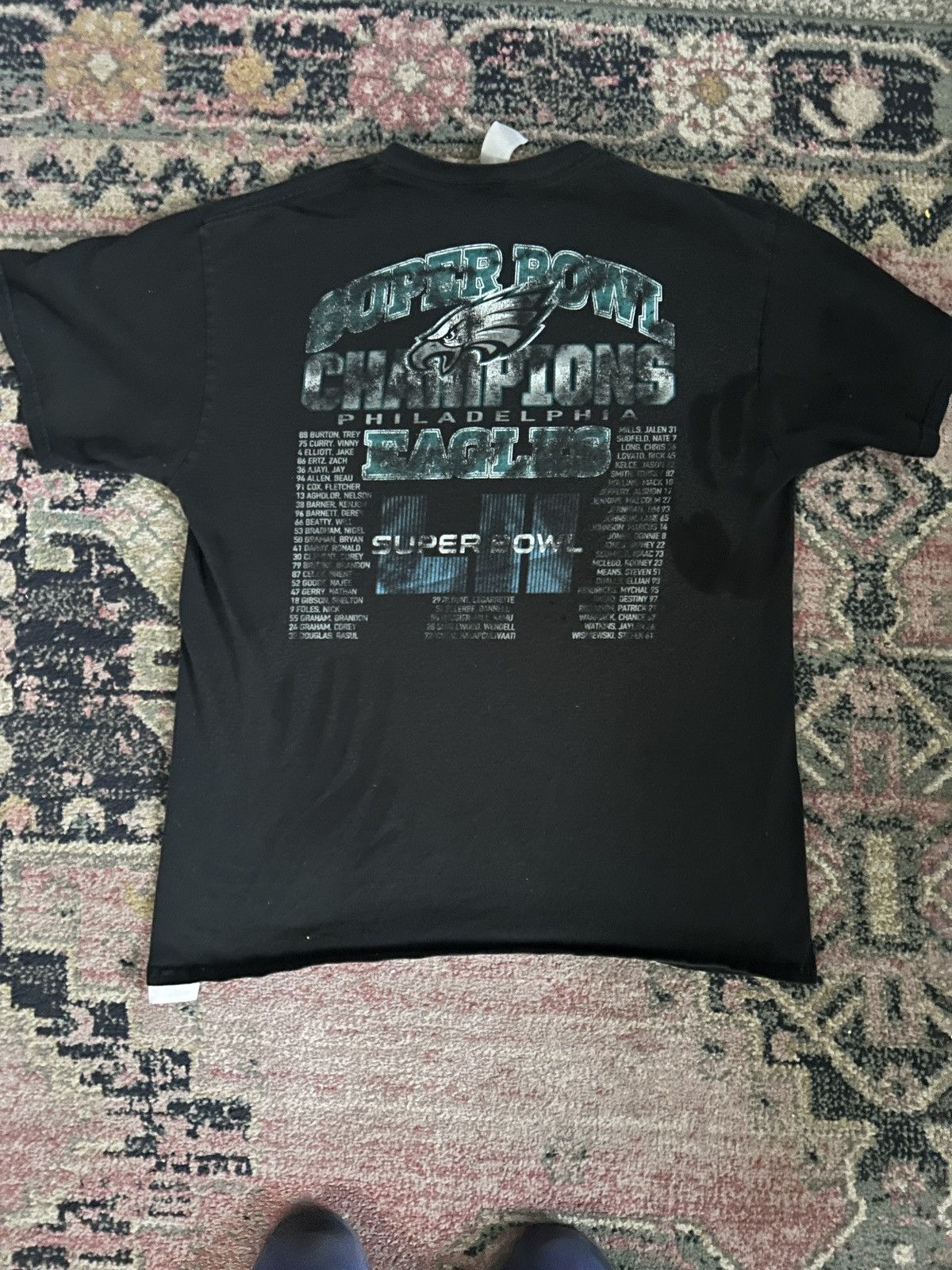 NFL Philadelphia Eagles Super Bowl LII Champions Roster T-Shirt Size US L / EU 52-54 / 3 - 4 Thumbnail