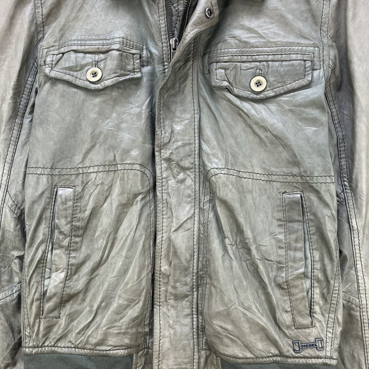 Diesel 💥 Vintage Diesel Lamb leather jacket Size US M / EU 48-50 / 2 - 9 Thumbnail
