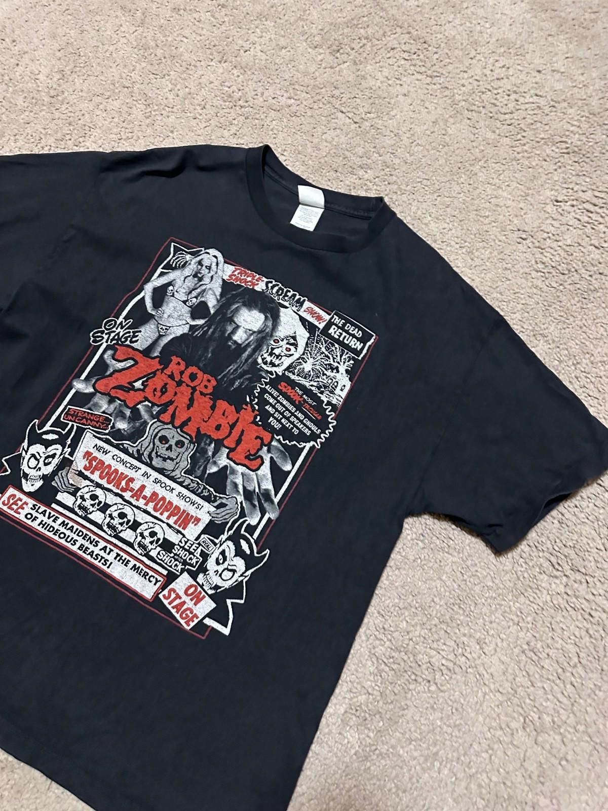 Other Rob Zombie Spooks A Poppin Vintage Concert Tee T-Shirt Sz XL Size US XL / EU 56 / 4 - 3 Thumbnail