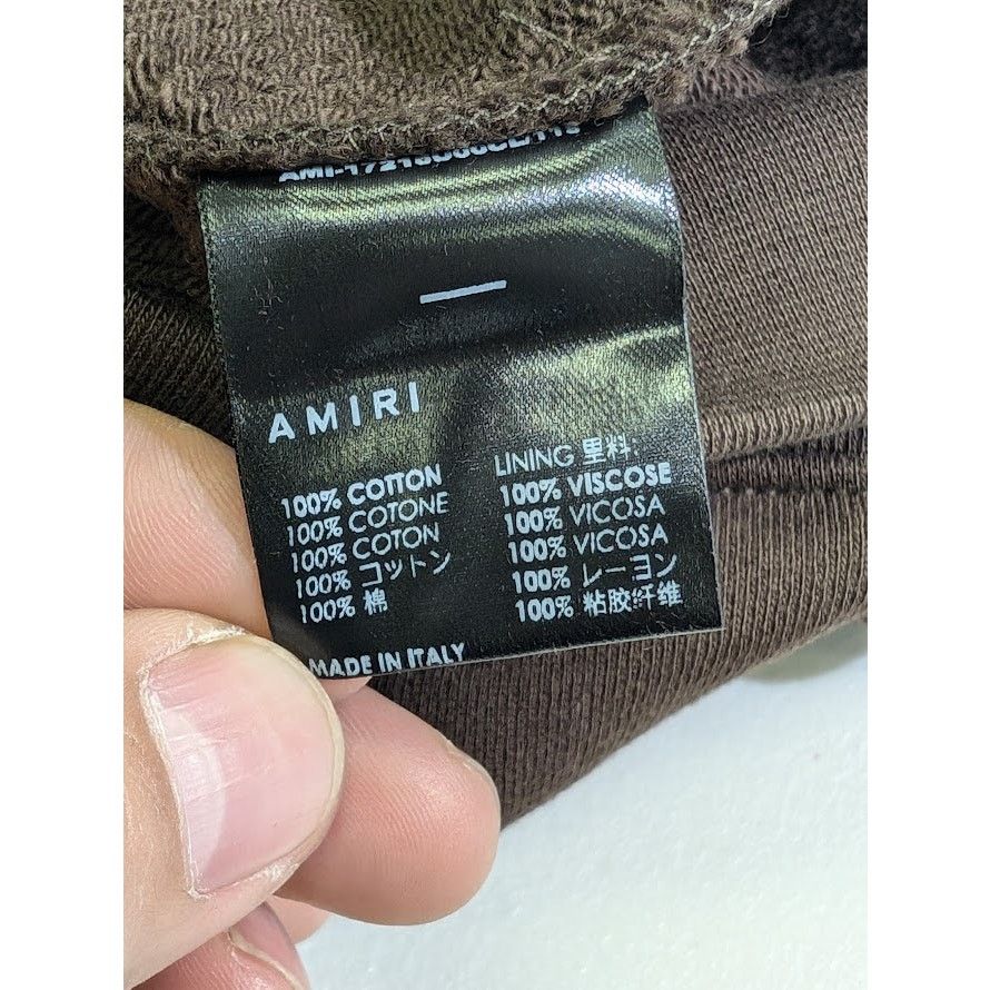 Amiri o1rshd1 Amiri MA Bar Hoodie in Brown Size US S / EU 44-46 / 1 - 19 Thumbnail