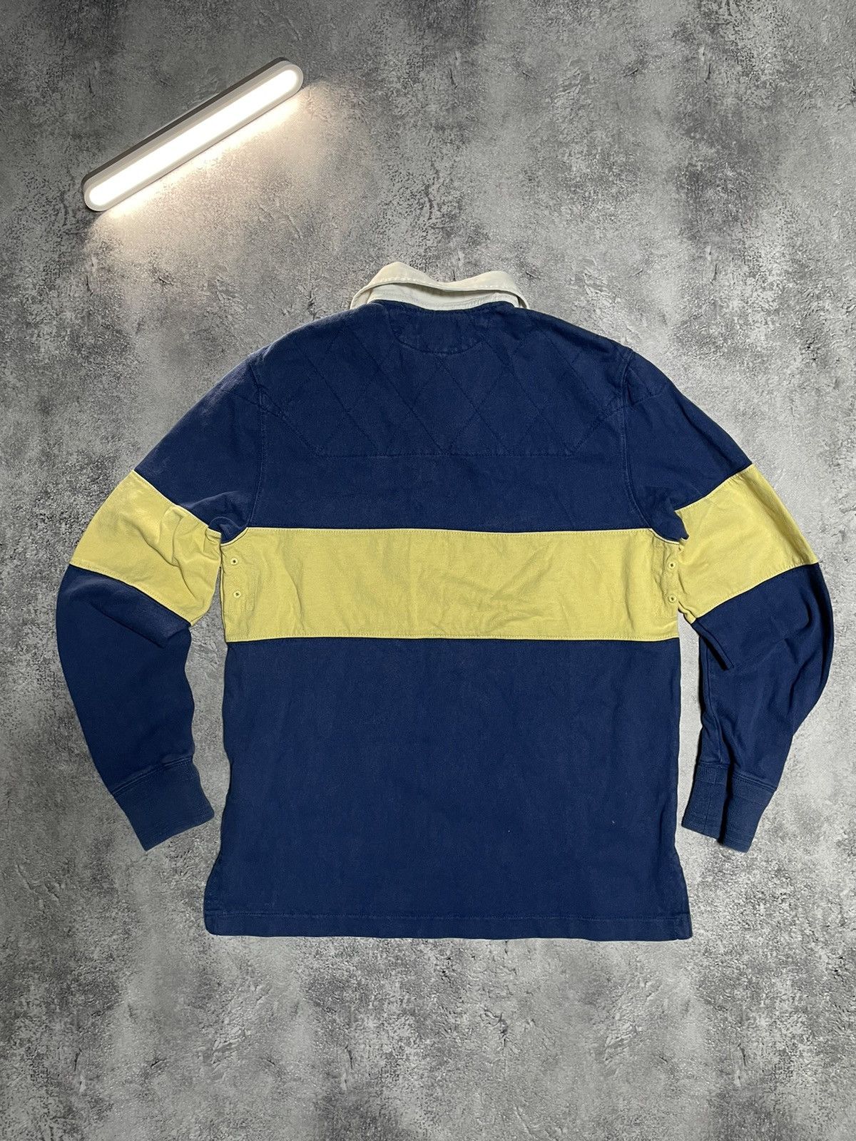 Polo Ralph Lauren Vtg Polo Ralph Lauren 90s Heavyweight Striped Rugby LS Size US M / EU 48-50 / 2 - 8 Thumbnail