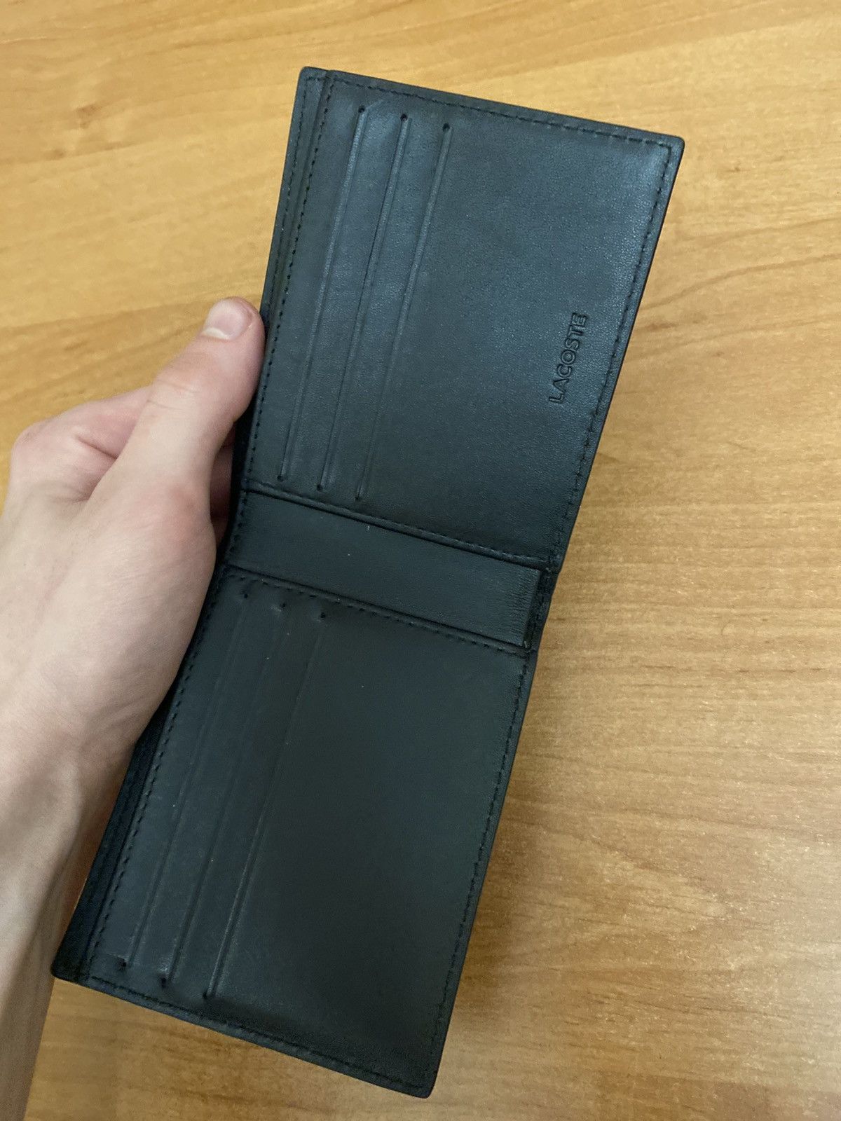 Lacoste Lacoste leather wallet original Size ONE SIZE - 3 Thumbnail