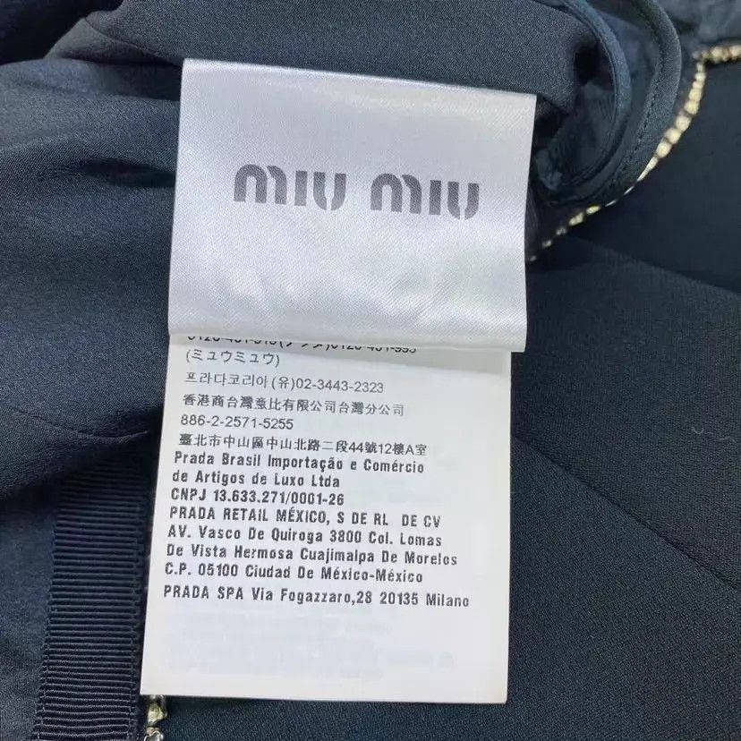Miu Miu MIU MIU Black Crystal Dress 38 Size XS / US 0-2 / IT 36-38 - 7 Thumbnail