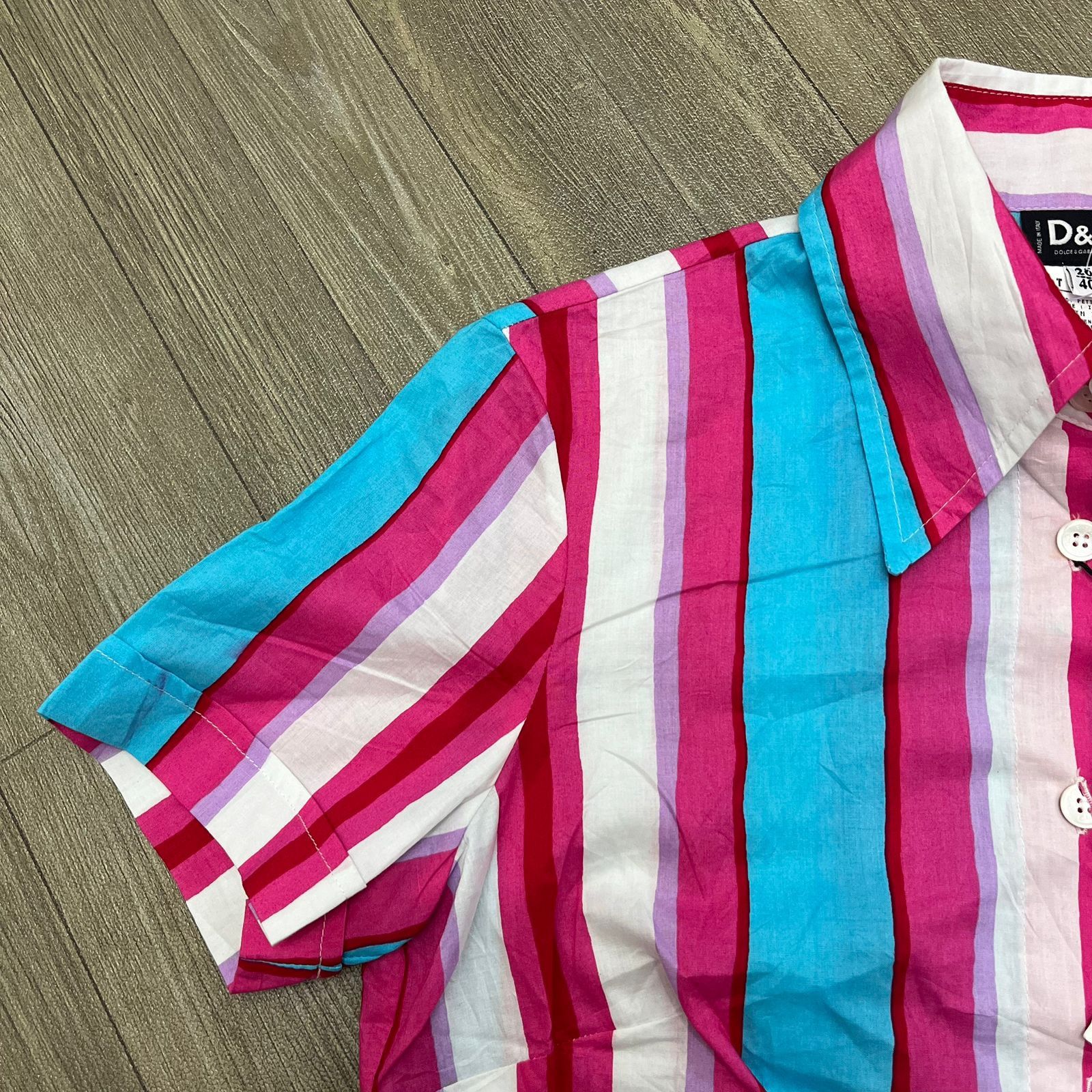 Designer × Dolce & Gabbana Dolce Gabbana Blouses Stripe Shirt Size S / US 4 / IT 40 - 3 Thumbnail