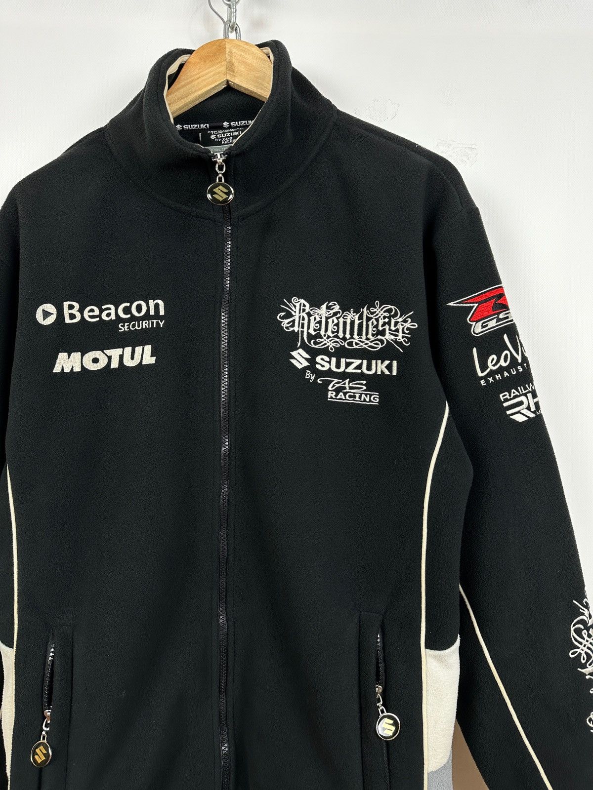 Vintage Vintage Suzuki Relentless By Taz Racing Zip Fleece Jacket Size US M / EU 48-50 / 2 - 10 Thumbnail