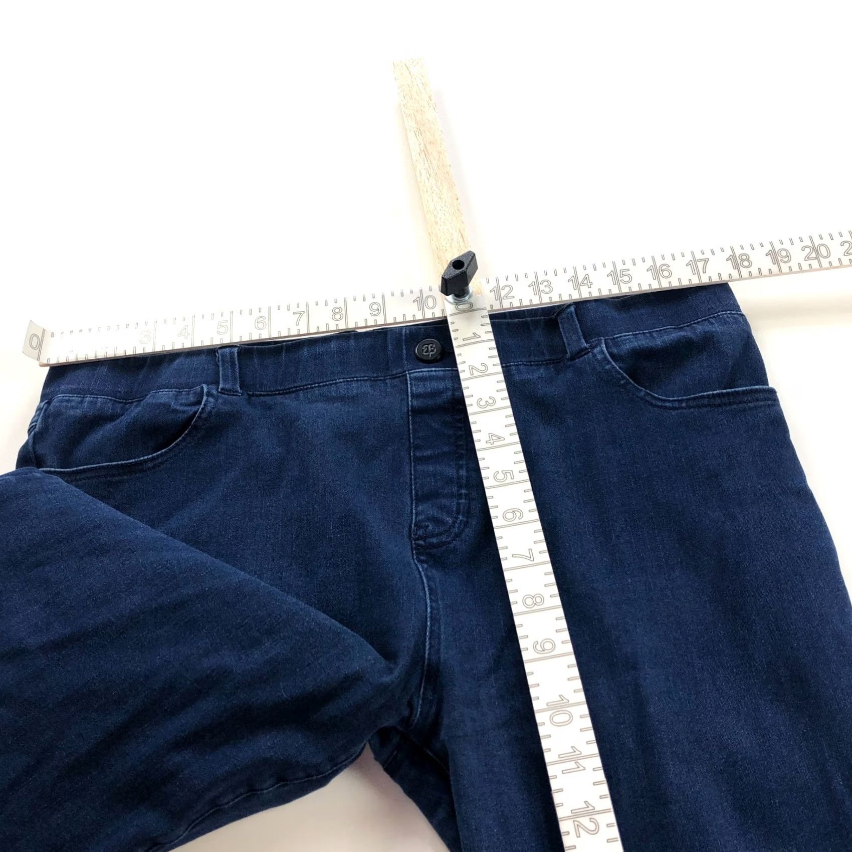 Denime Betabrand Bootcut Jeans XL (36W 30L) Mid Rise Denim Size 40" / US 18 - 5 Thumbnail