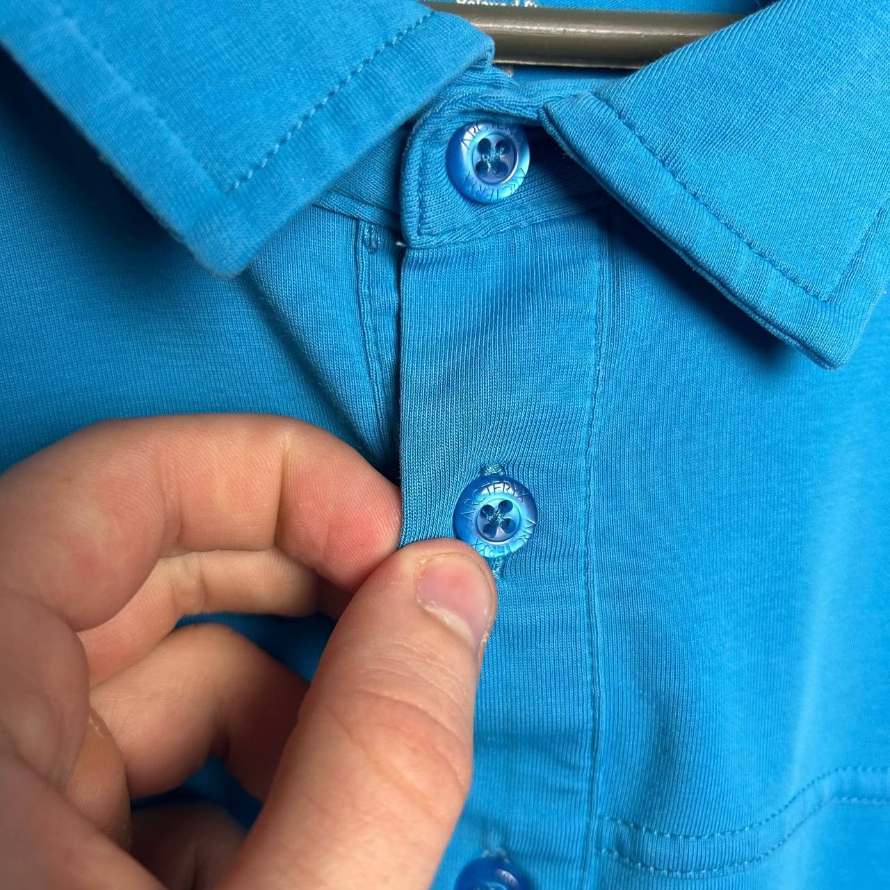 Arc'teryx Mens Arcteryx small logo basic outdoor blue polo Size US XL / EU 56 / 4 - 4 Thumbnail