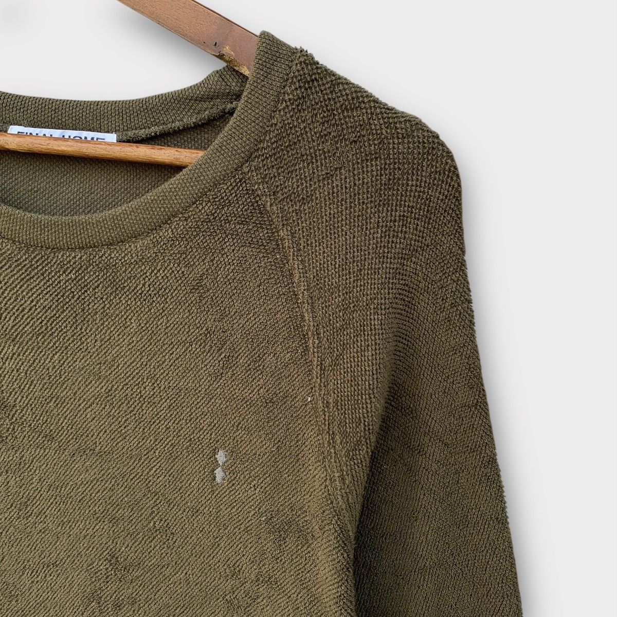Final Home ISSEY MIYAKE FINAL HOME CREWNECK FLEECE SWEATER Size US M / EU 48-50 / 2 - 4 Thumbnail