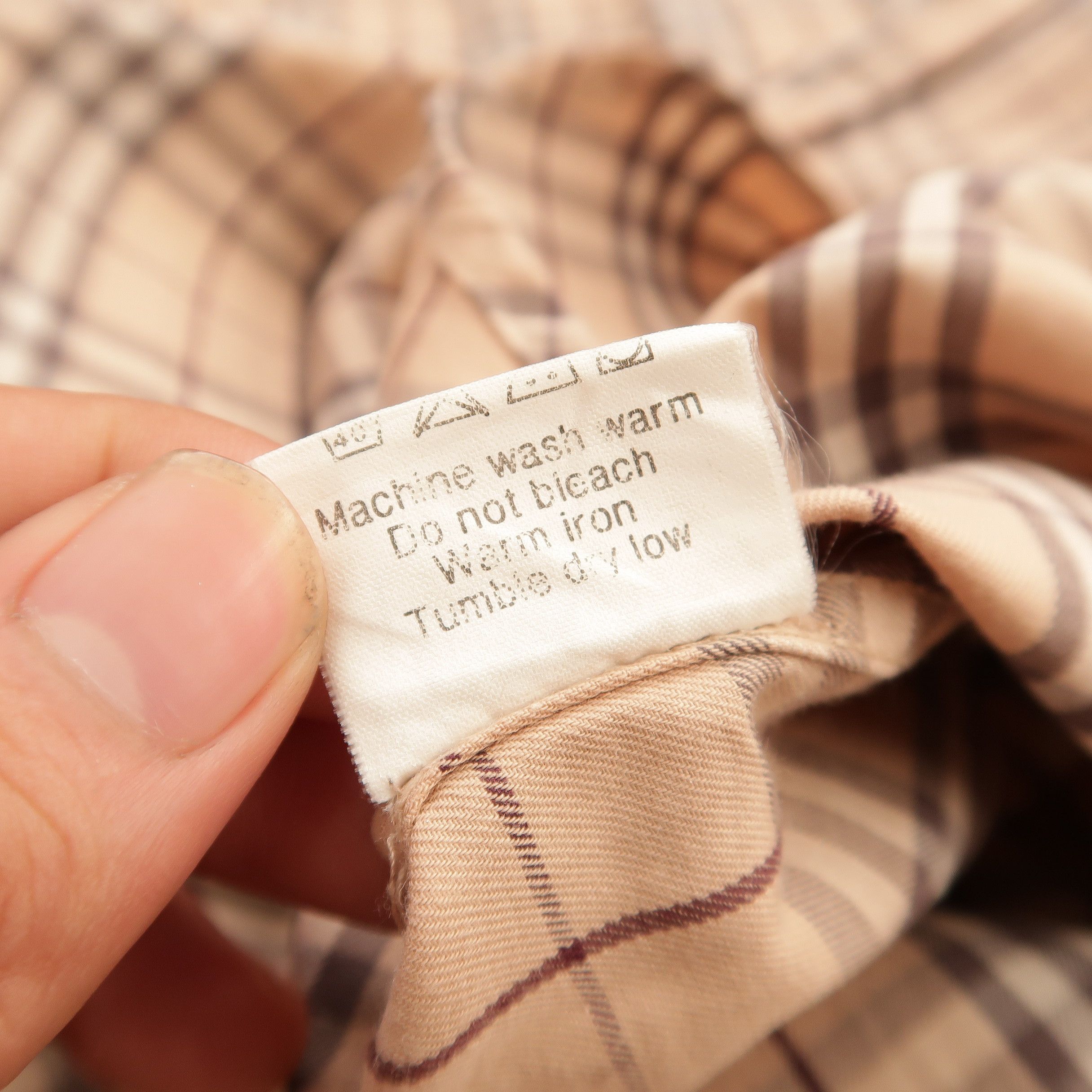 Burberry Burberry London Nova Check Cream Old Money Shirt Rare Size US L / EU 52-54 / 3 - 14 Thumbnail