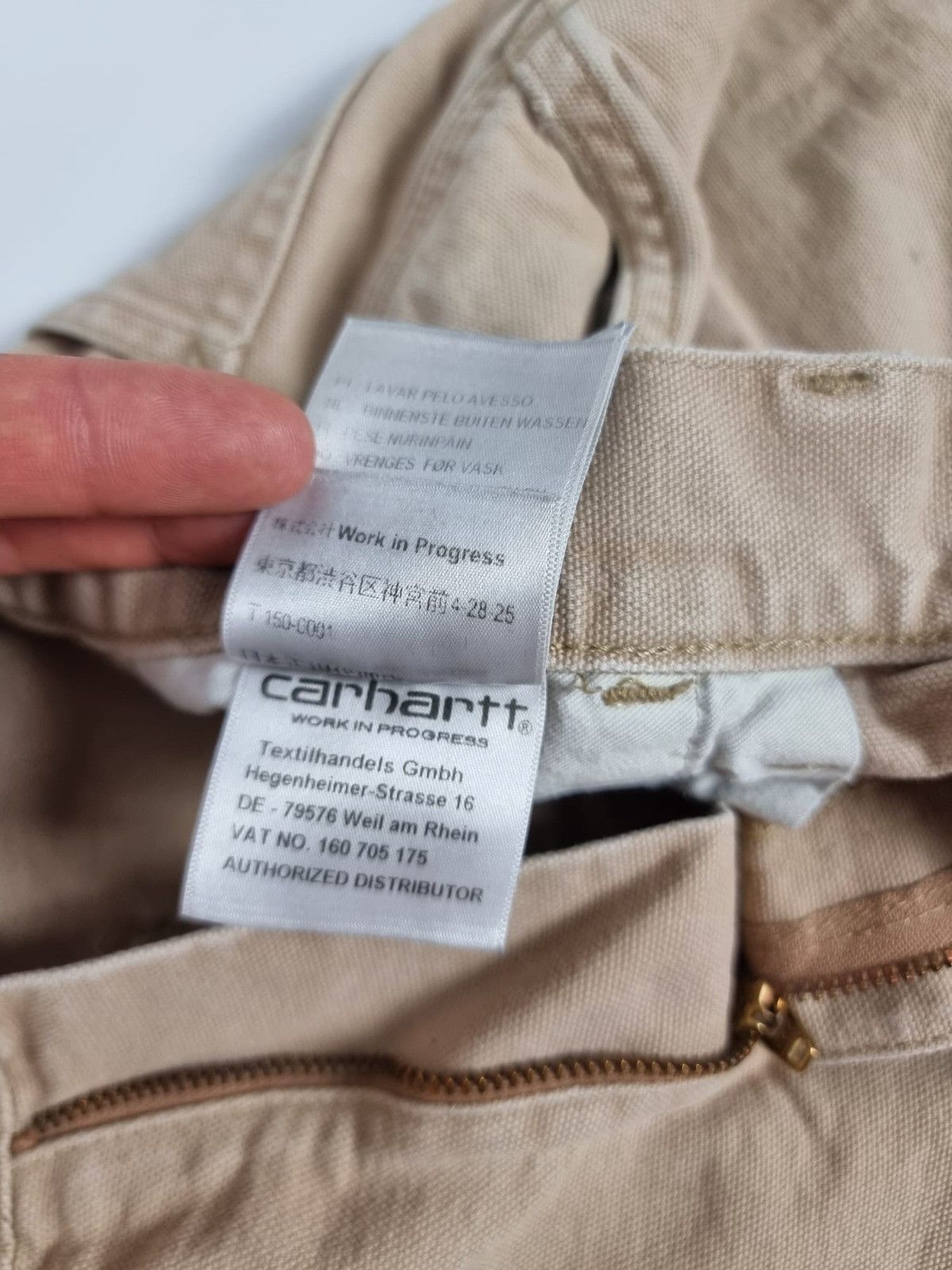 Carhartt × Vintage Carhartt single knee pant beige 29x32 S mens womens Size US 30 / EU 46 - 16 Thumbnail
