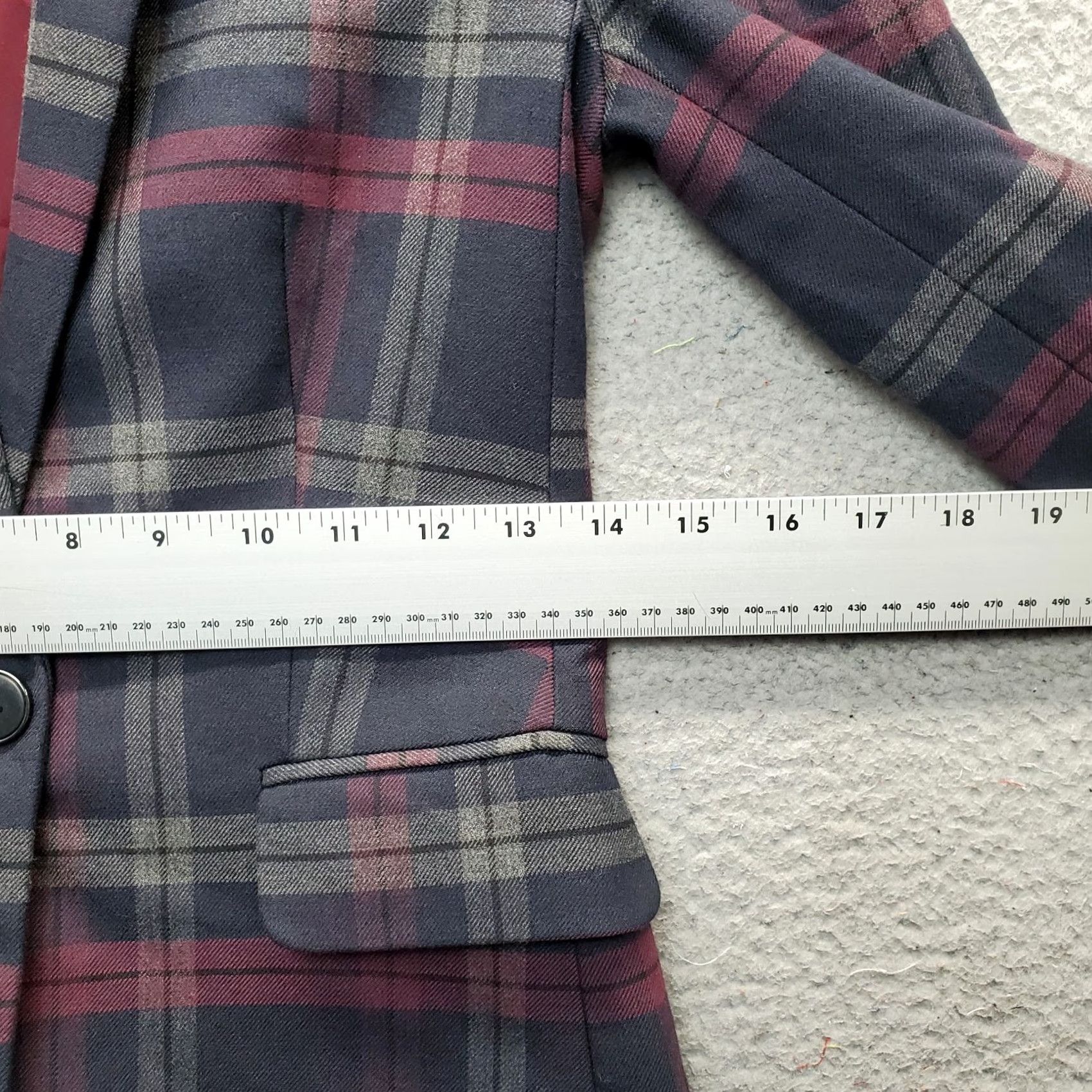 Express Express Blazer Womens 0 Multicolor Plaid Lined Single Breasted Notch Lapel One Button Blazer Jacket Mens? Size XS / US 0-2 / IT 36-38 - 6 Thumbnail