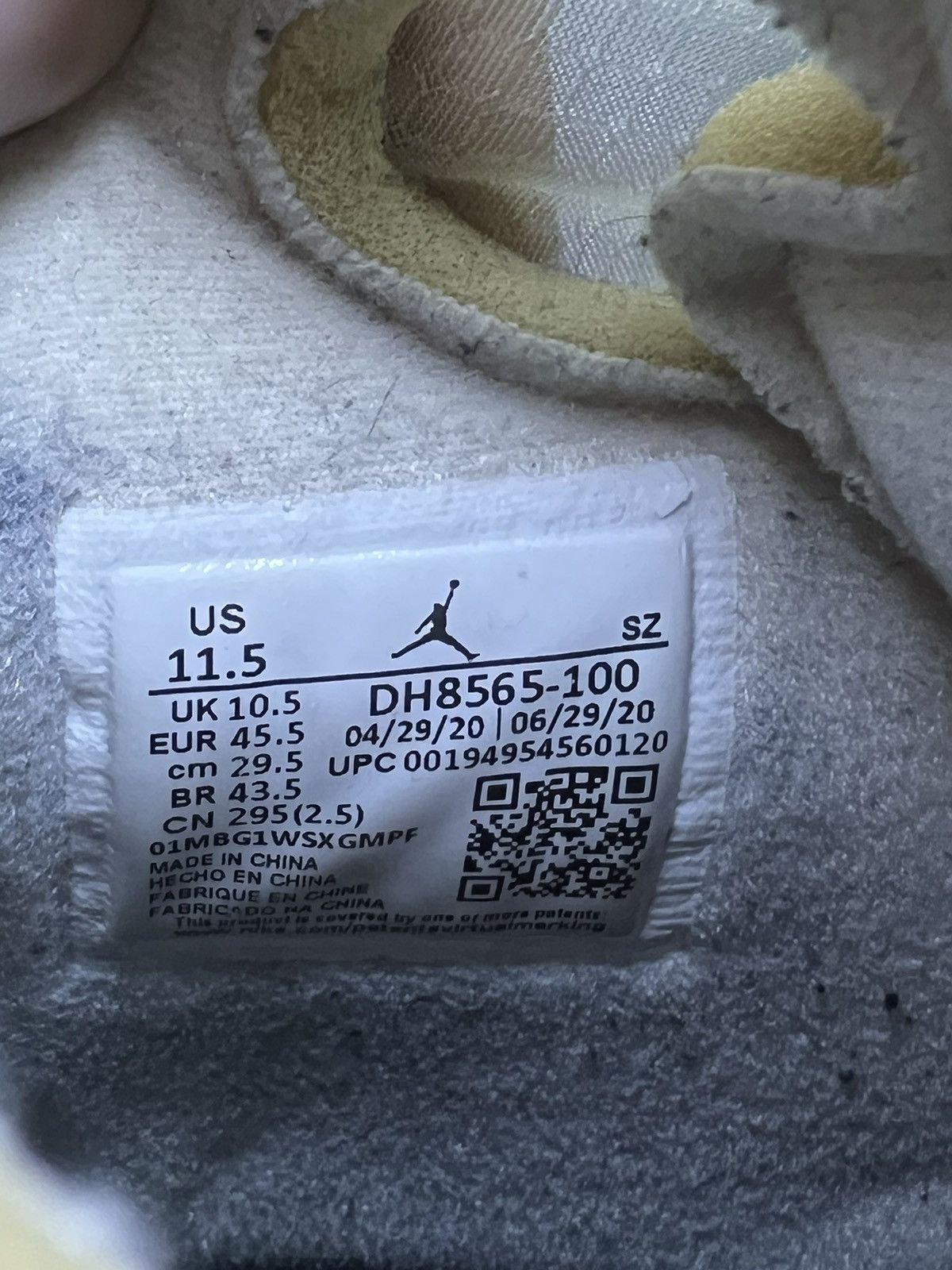 Jordan Brand Jordan 5 SP x Off-White Mid Sail Nike Air MJ Men Size 11.5 Size US 11.5 / EU 44-45 - 6 Thumbnail