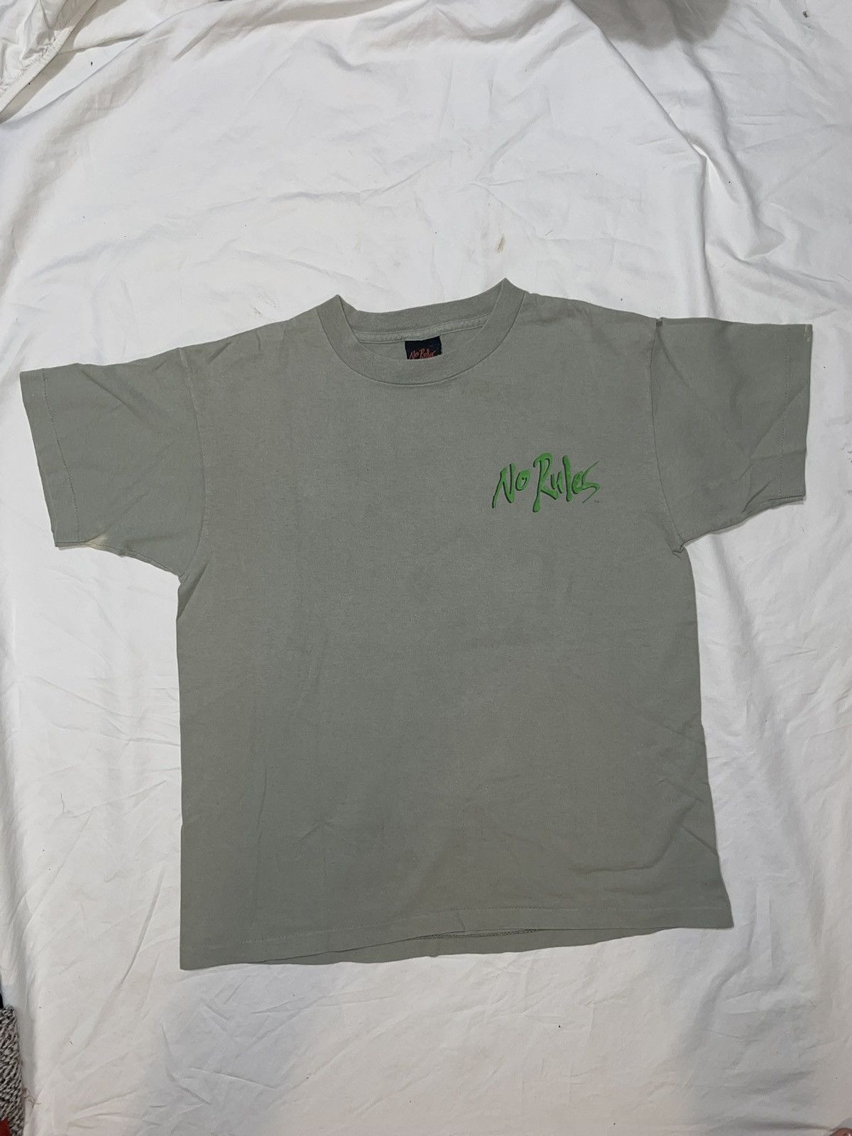 Designer × Japanese Brand × Vintage RARE NO RULES LIGHT GREEN ALIEN TEE Size US M / EU 48-50 / 2 - 6 Thumbnail