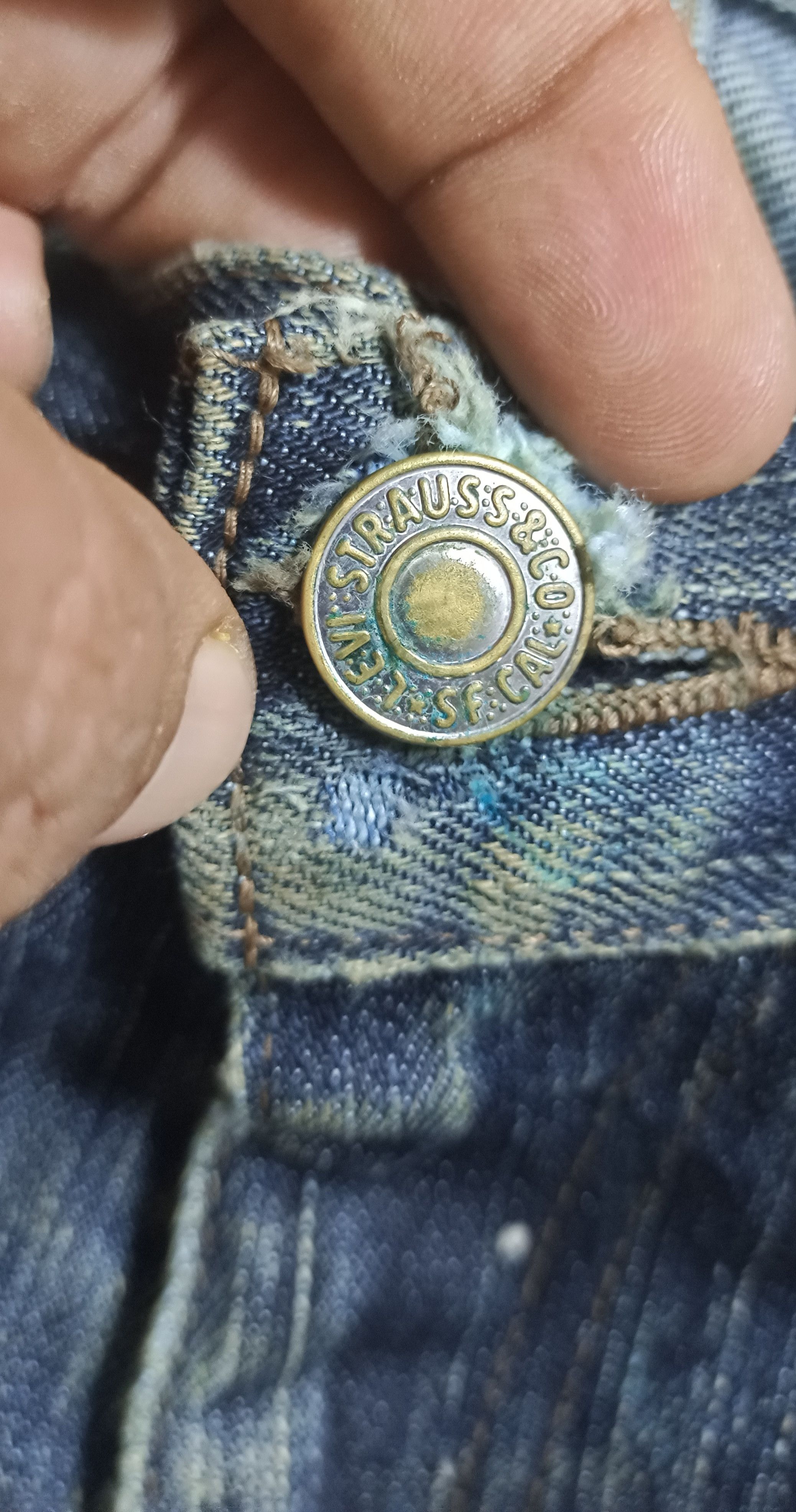 Levi's Vintage 90s💥 Levi's Premium Red Tab Button 109 Size US 30 / EU 46 - 16 Thumbnail